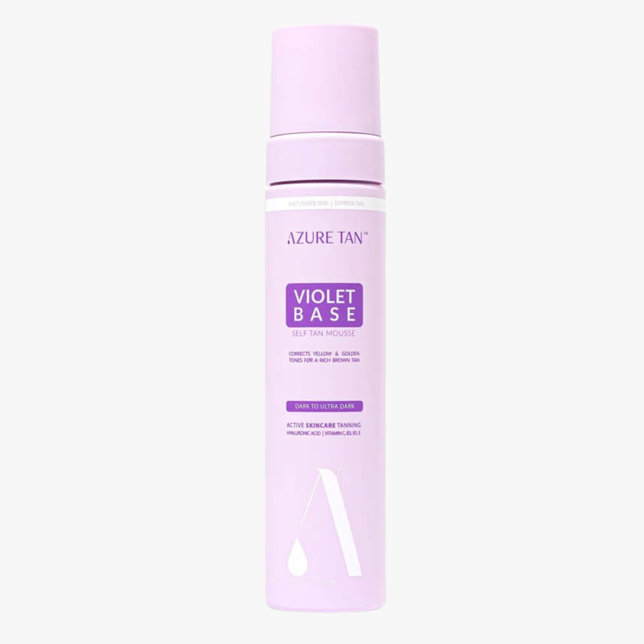 Azure Tan Self Tan Mousse Dark to Ultra Dark (Violet Base) 200ml