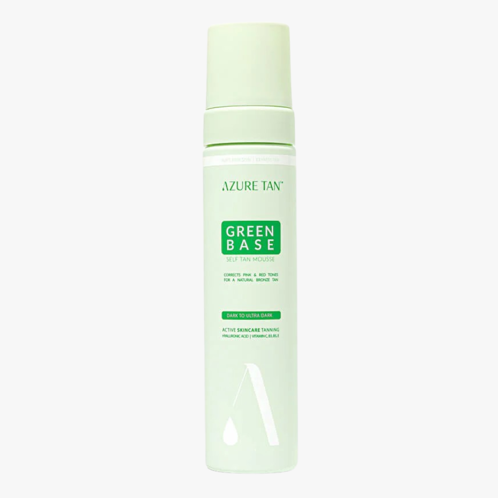 Azure Tan Self Tan Mousse Dark to Ultra Dark (Green Base) 200ml