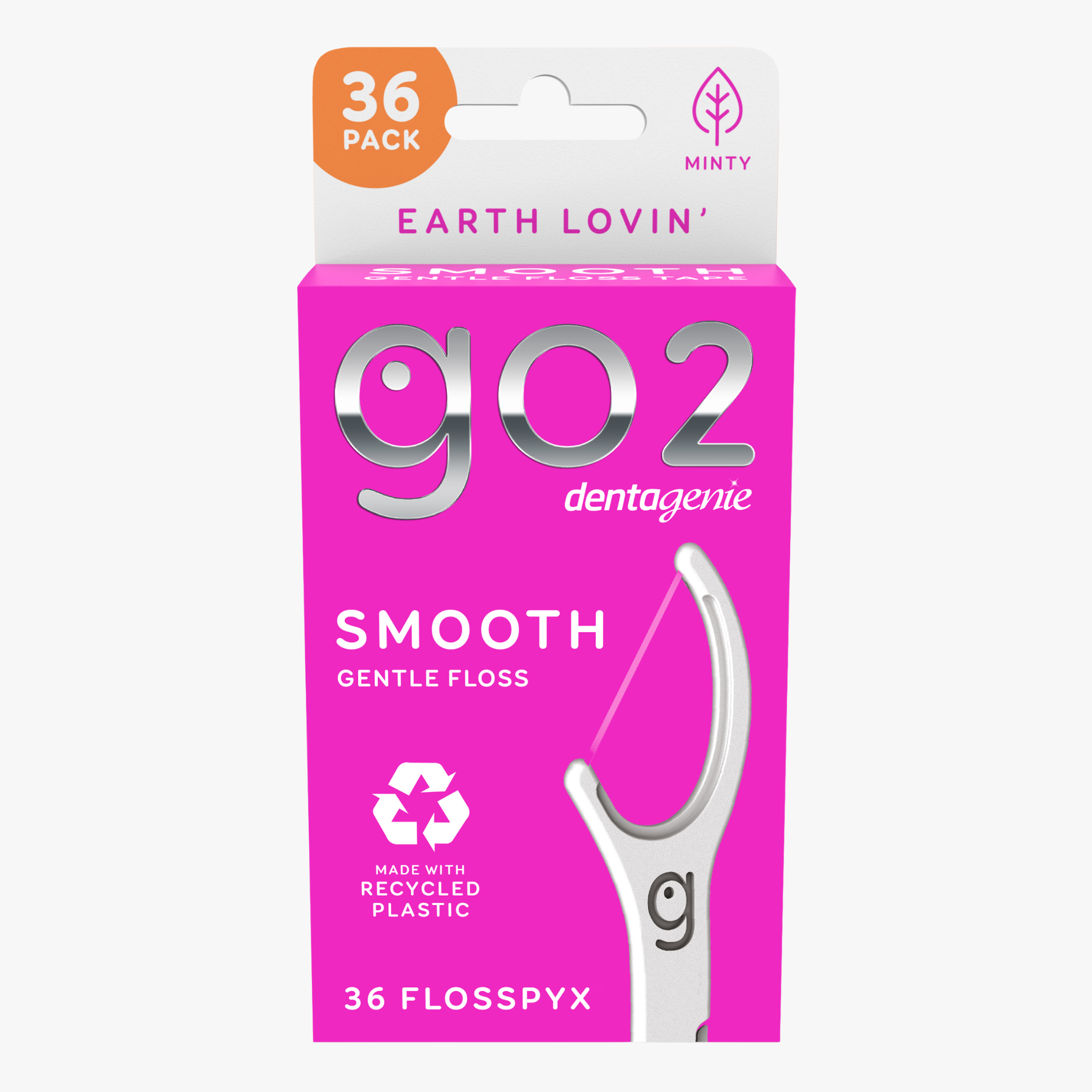 Go2 Dentagenie Flosspyx - Smooth