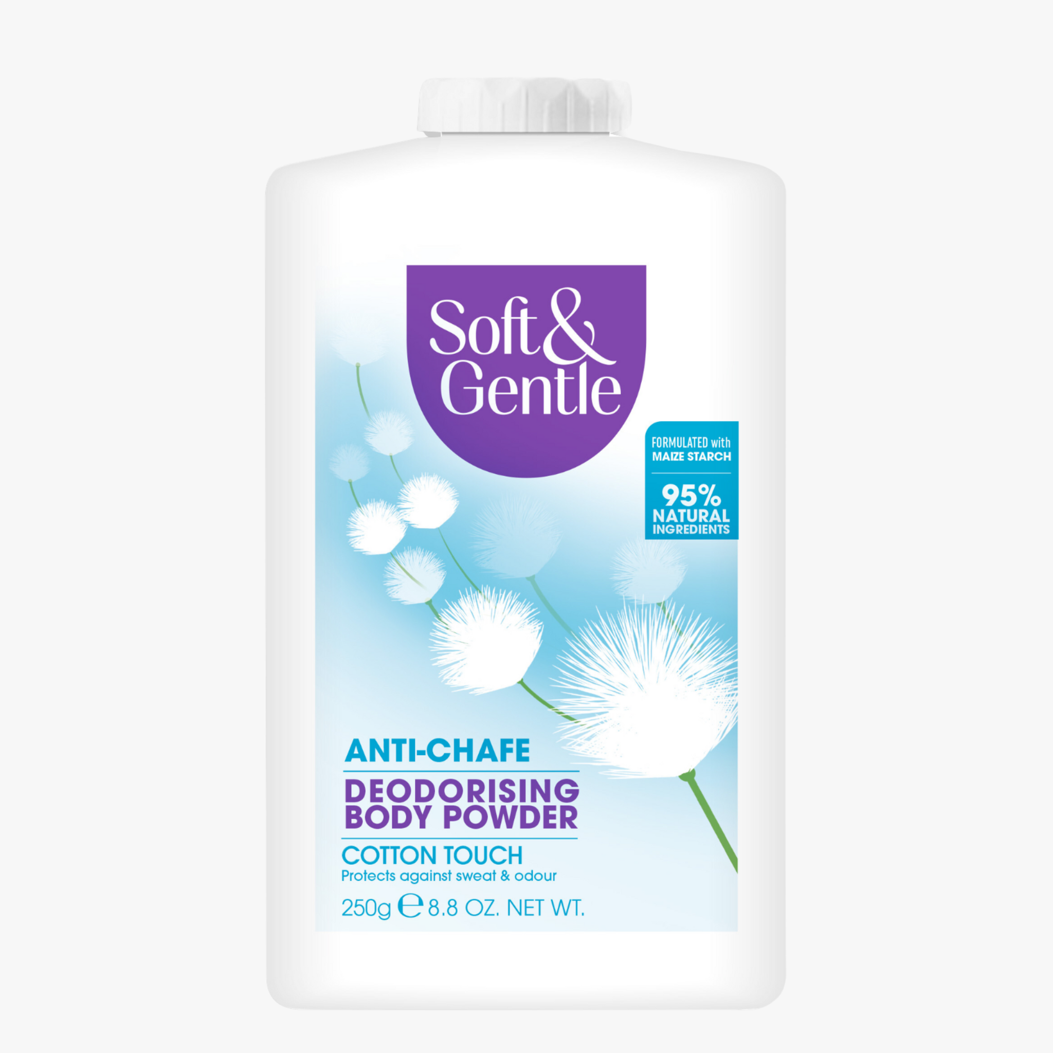 Soft & Gentle Anti-Chafe Deodorising Body Powder 250g