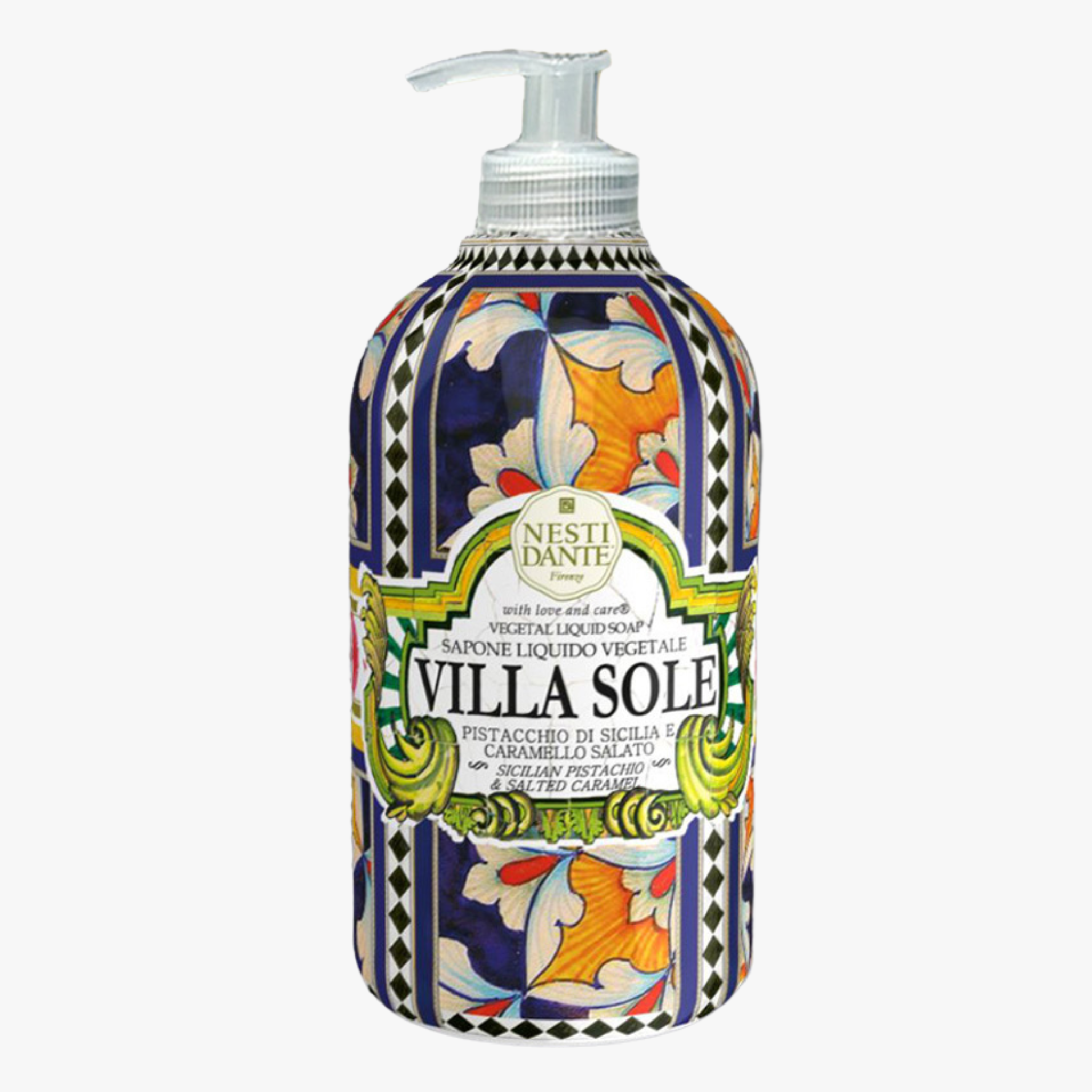 Nesti Dante Sicilian Pistachio & Salted Caramel Liquid Soap Villa Sole