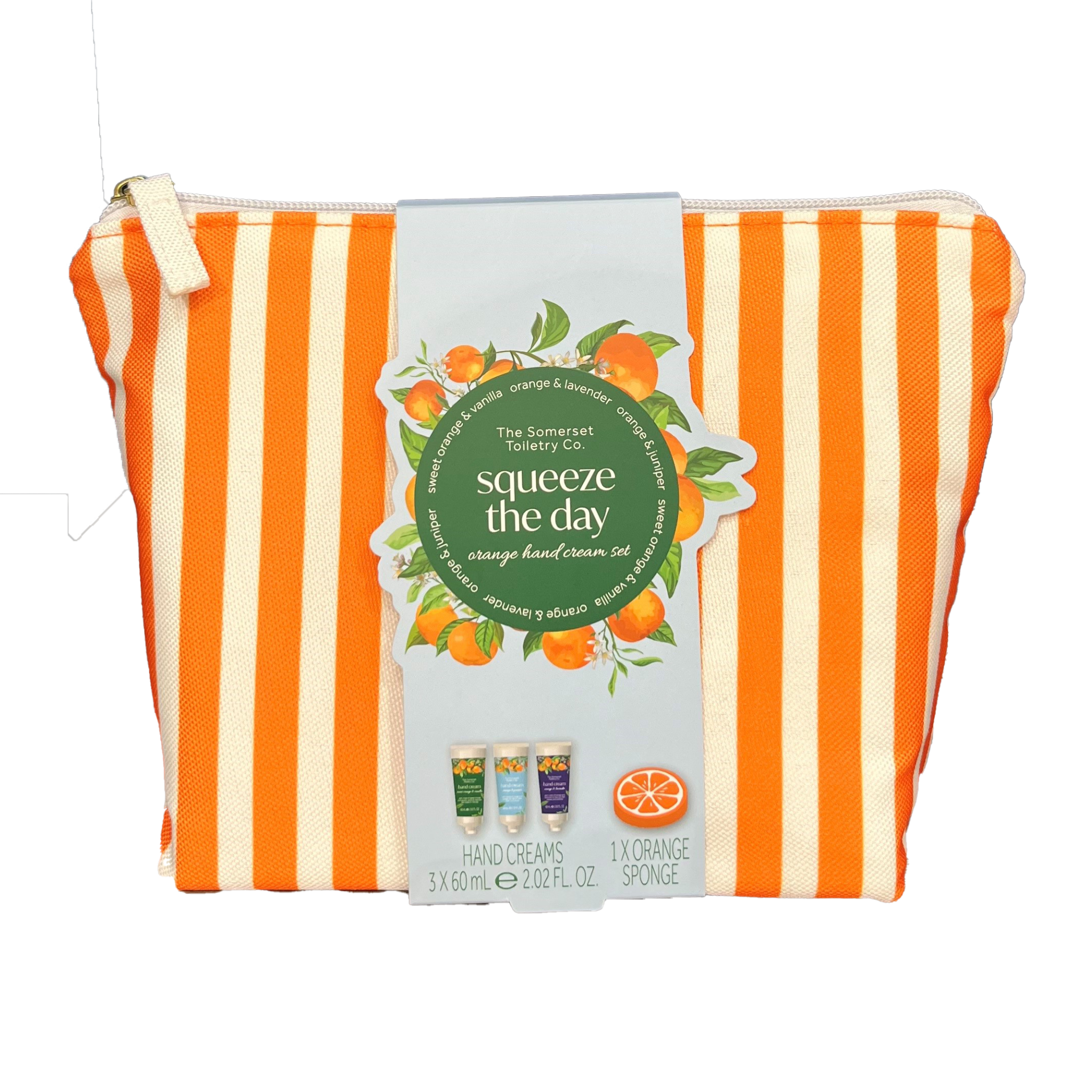 The Somerset Toiletry Co Squeeze the Day Hand Cream Set Orange 3 x 60ml