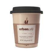 Urban Café Candle 250g & Coffee Mug Caramel Latte
