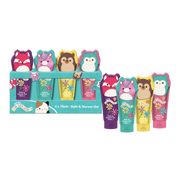 Squishmallows Fun Character Bath & Shower Gel Set 4 x 75ml