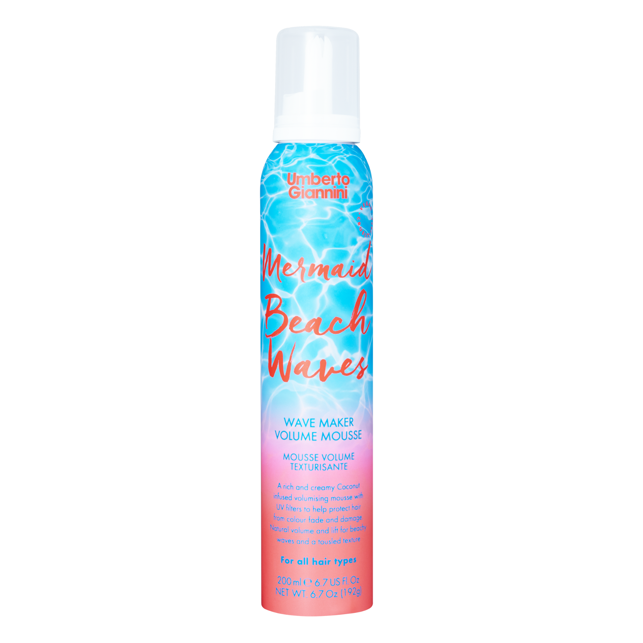 Umberto Giannini Mermaid Beach Waves Volume Mousse 200ml