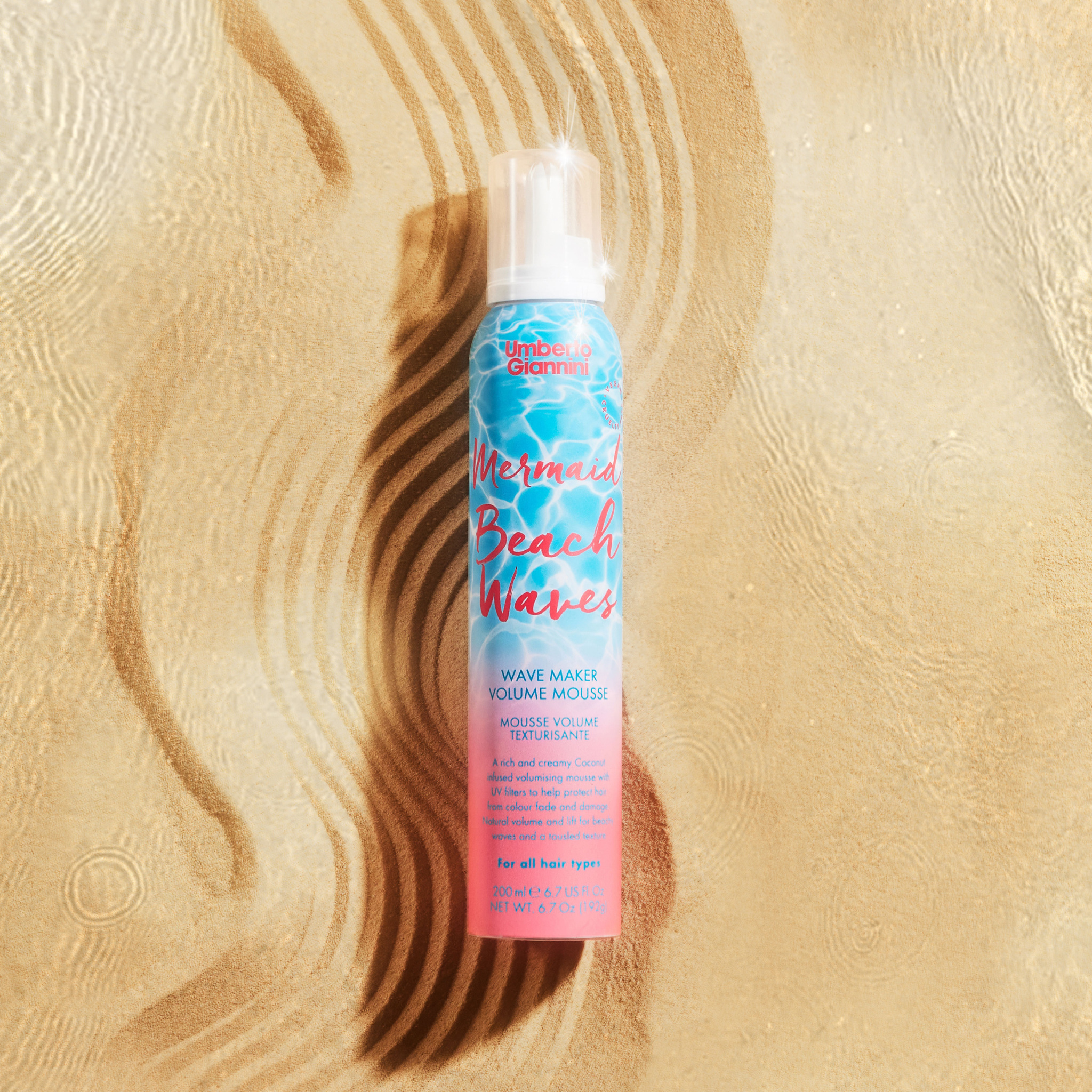 Umberto Giannini Mermaid Beach Waves Volume Mousse 200ml
