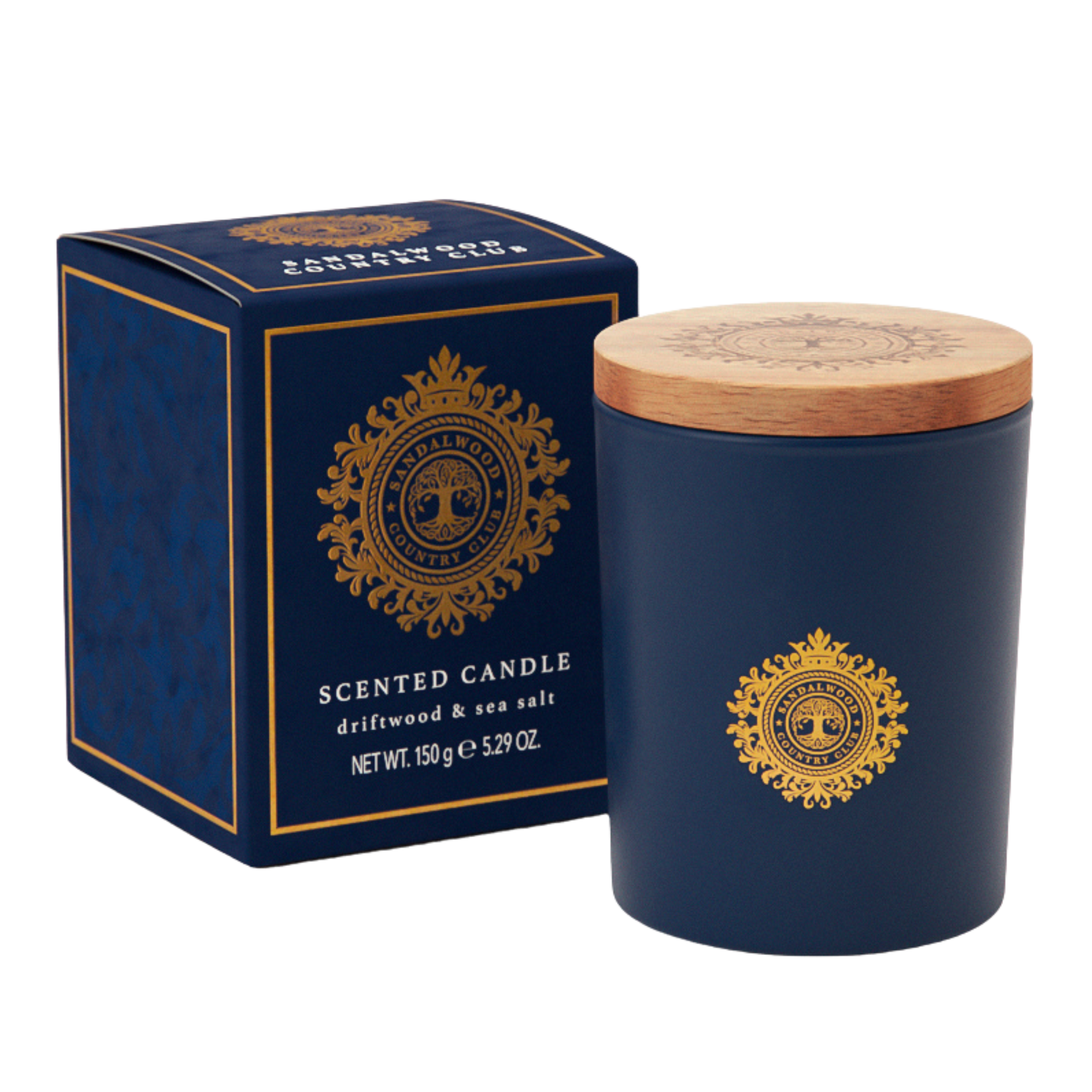 Sandalwood & Country Club Driftwood & Sea Salt Candle 150g