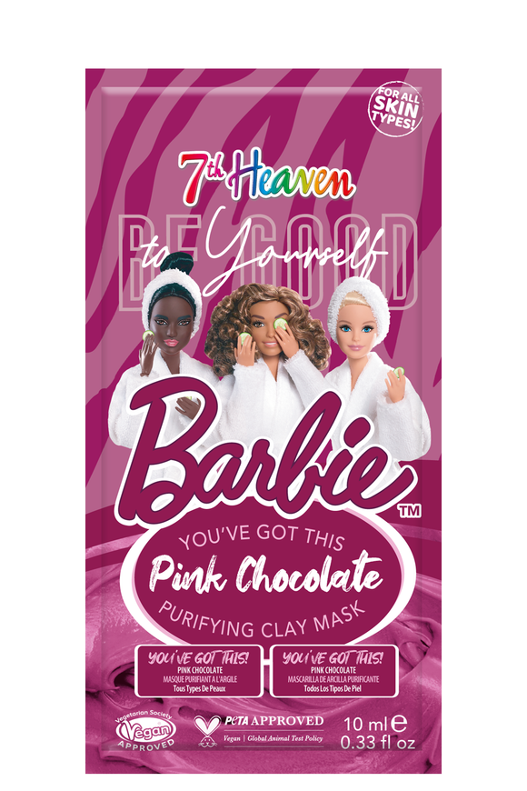 7th Heaven Barbie Pink Chocolate Purifying Clay Mask Sachet