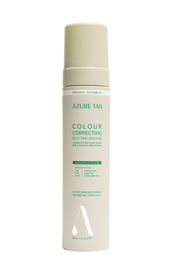 Azure Tan Self Tan Mousse Green Base (2 Shades)