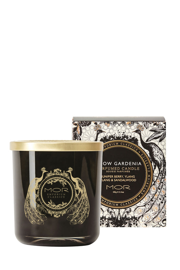 MOR Emporium Classics Snow Gardenia Fragrant Soy Candle 180g