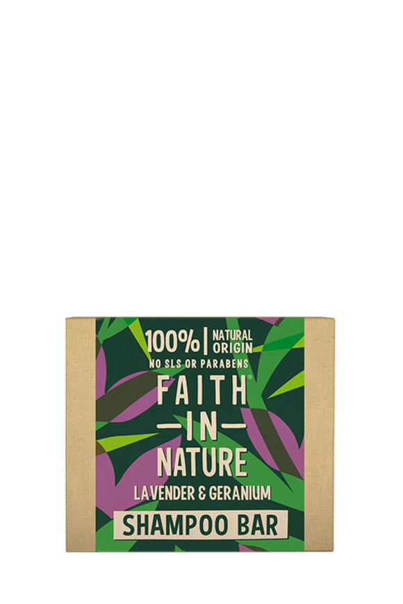 Faith in Nature Lavender & Geranium Shampoo Bar 85g