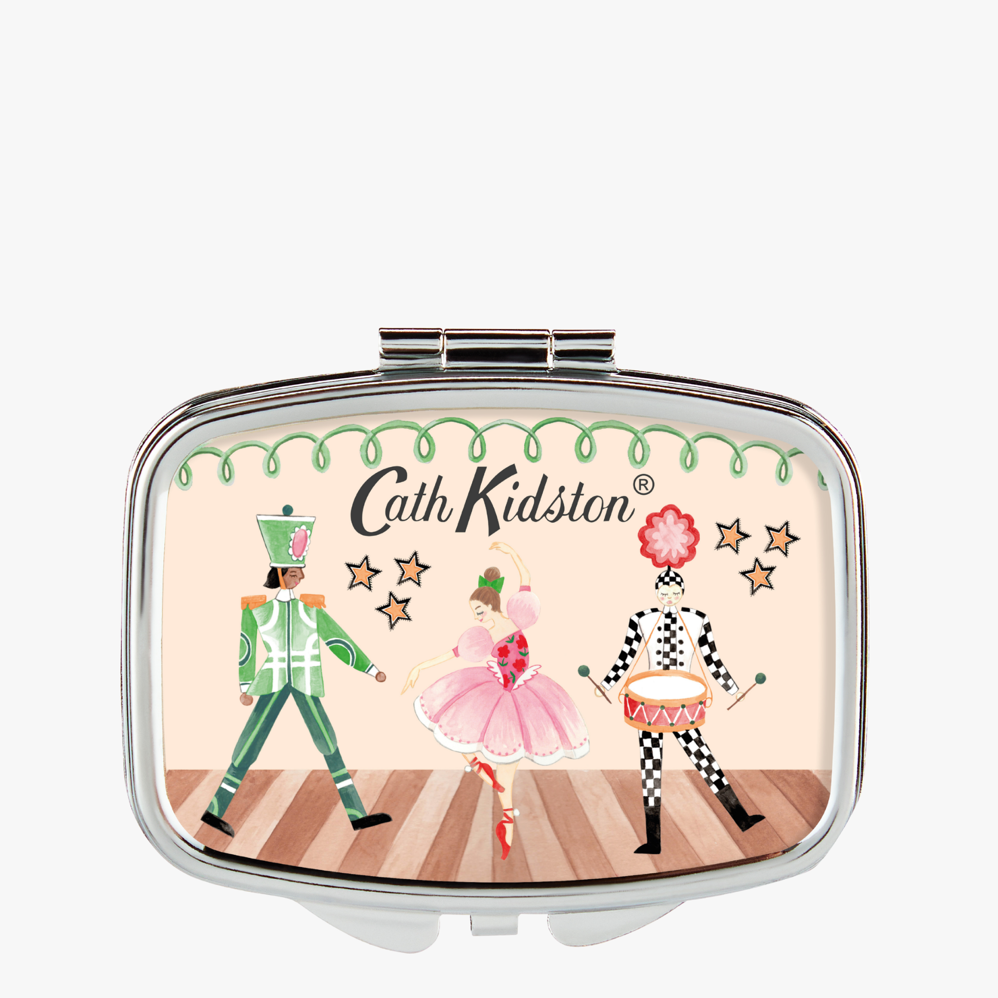 Cath Kidston Nutcracker Mirror Compact Eggnog Lip Balm 6g