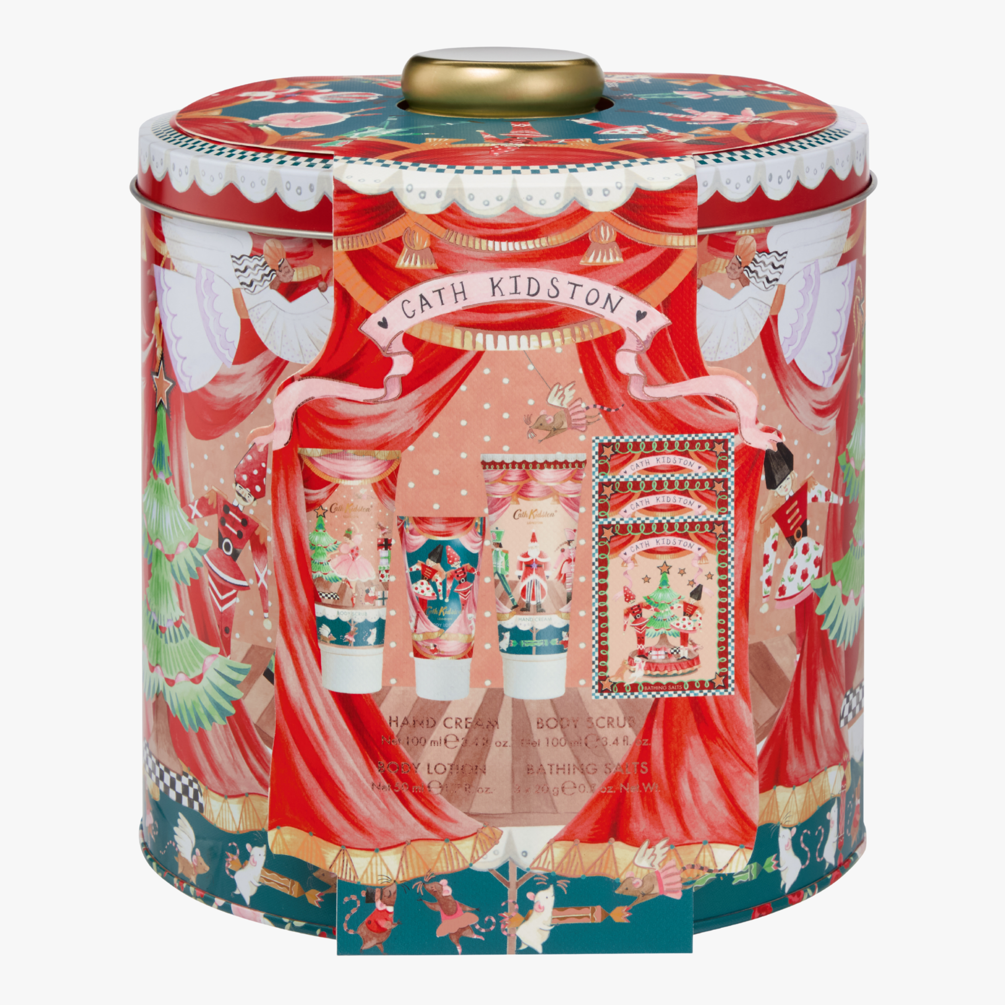Cath Kidston Nutcracker Body Treats Tin