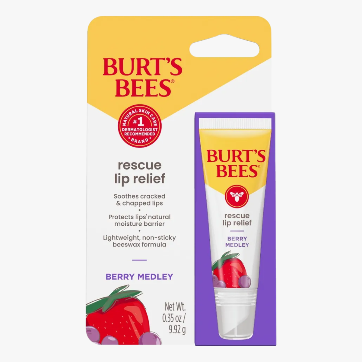 Burt's Bees Rescue Lip Relief Berry Medley 9.92g