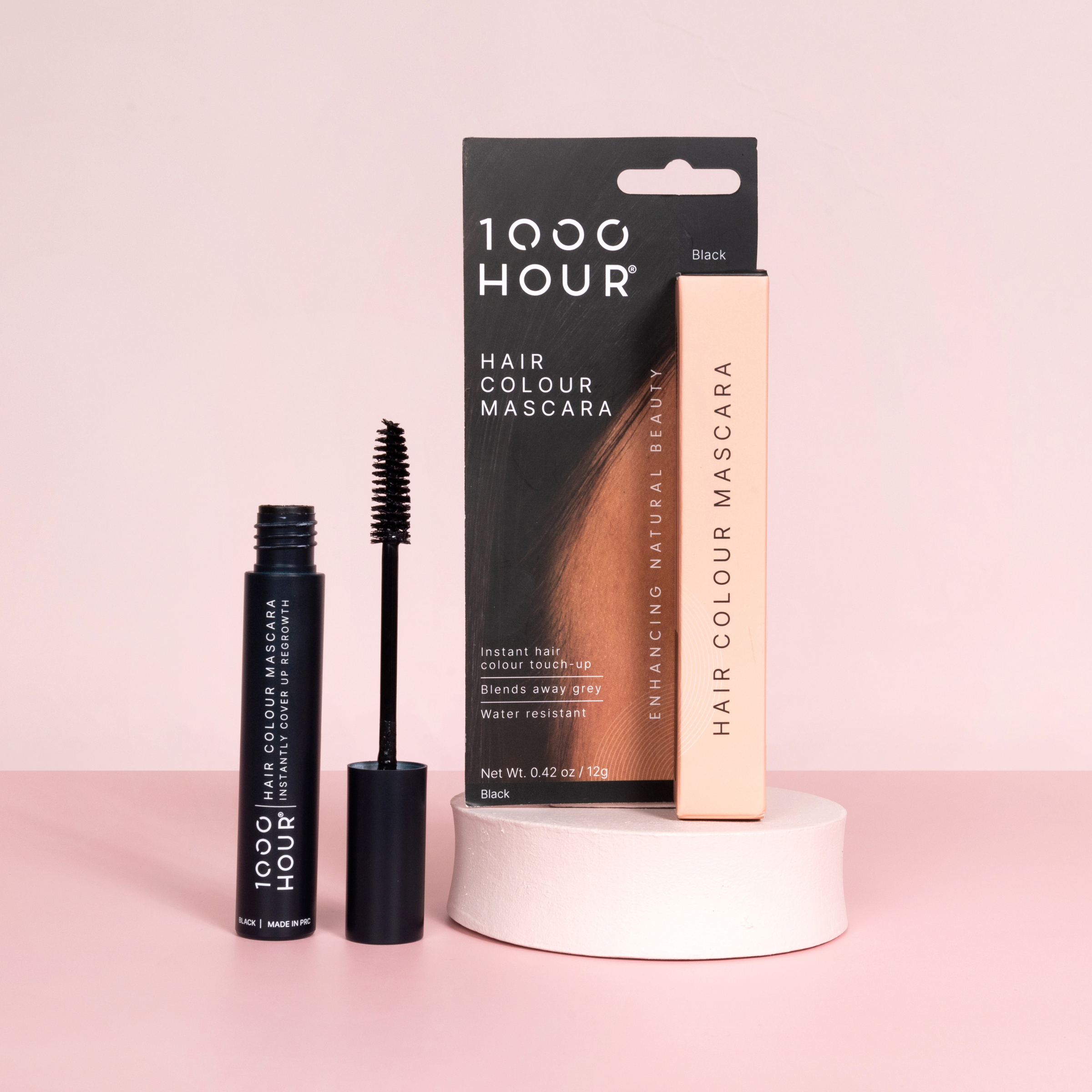 1000 Hour Hair Colour Mascara Black 12ml