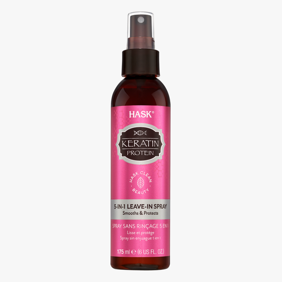 Hask Keratin Protein Smoothing 5-n-1 Leave In Spray 175ml