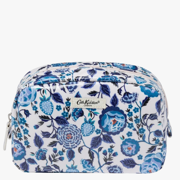 Cath Kidston Navy Carnation Cosmetic Bag