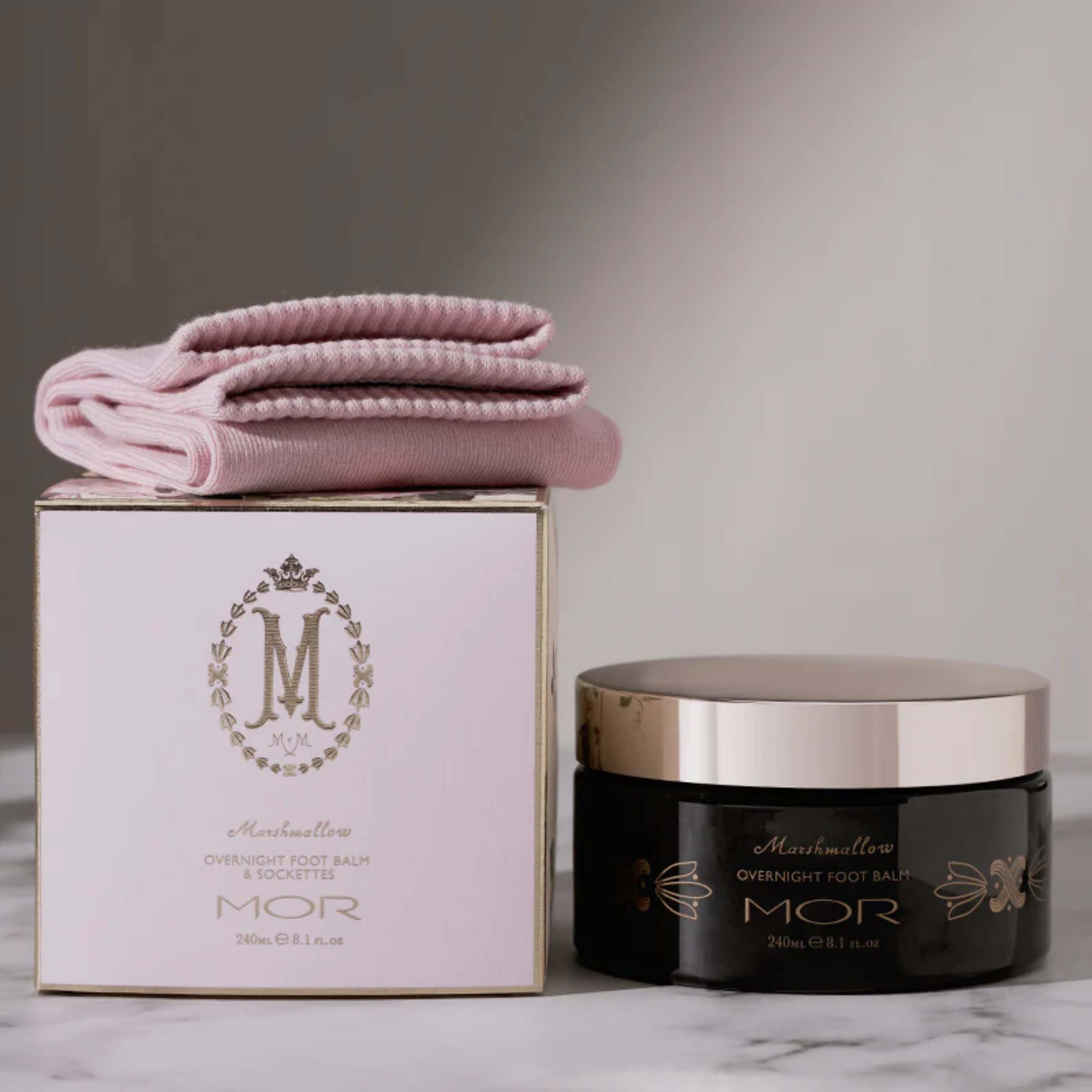 MOR Marshmallow Spa Overnight Foot Balm 250ml