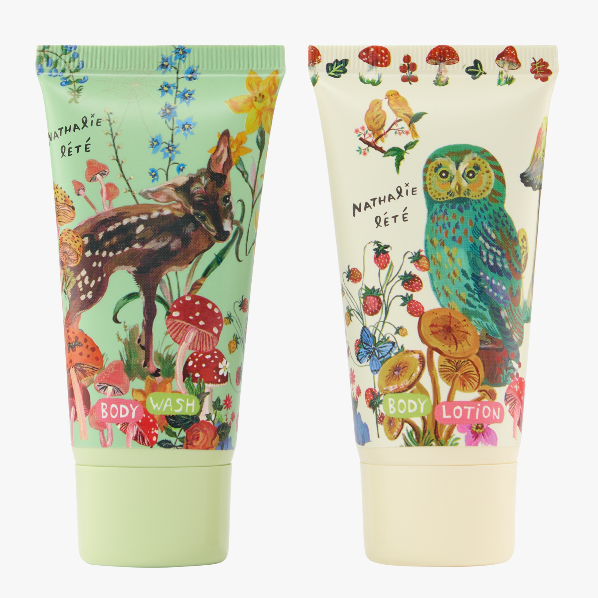 Heathcote & Ivory Nathalie Lete Forest Folk Travel Wash Bag