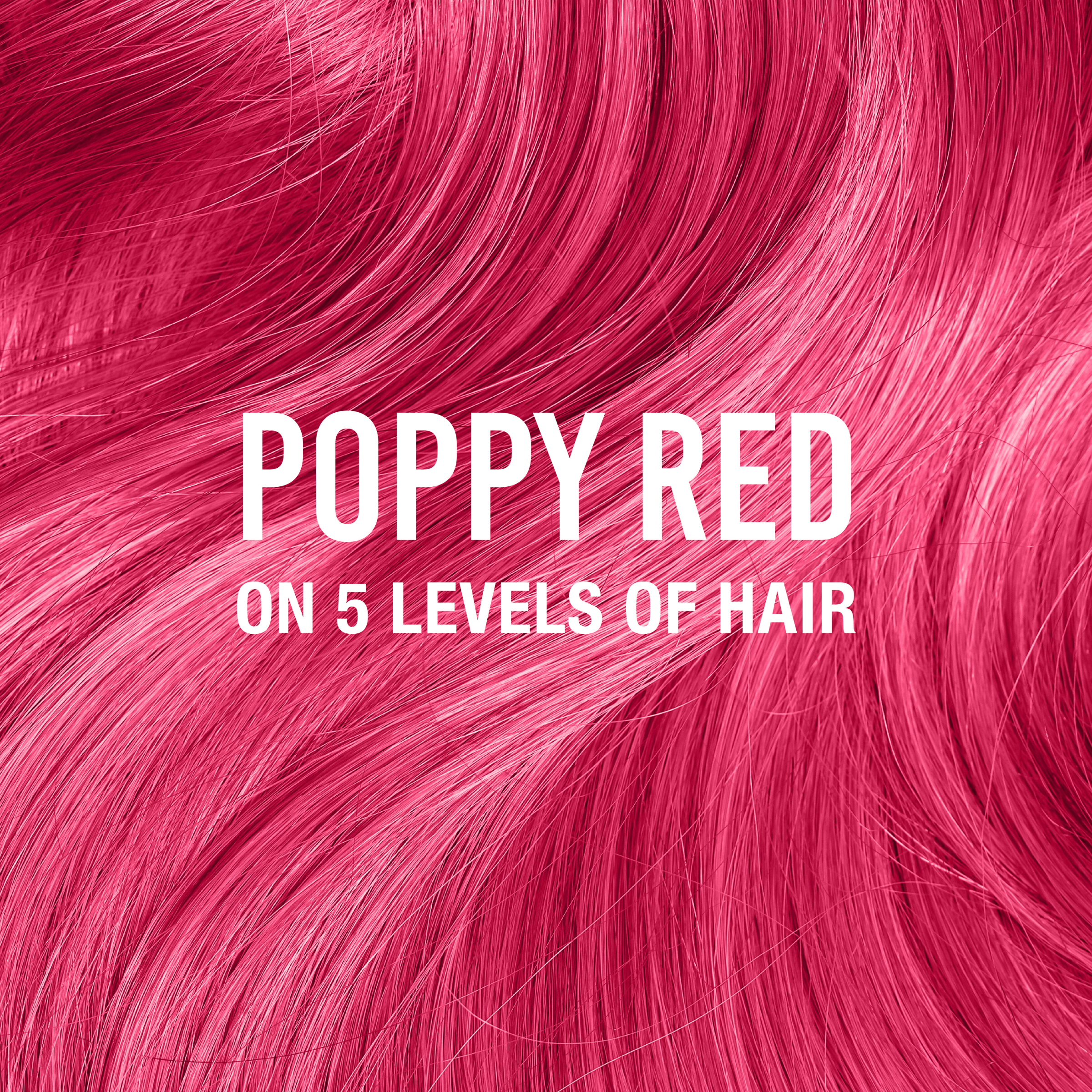 Punky Colour Poppy Red Semi-Permanent Hair Colour 100ml