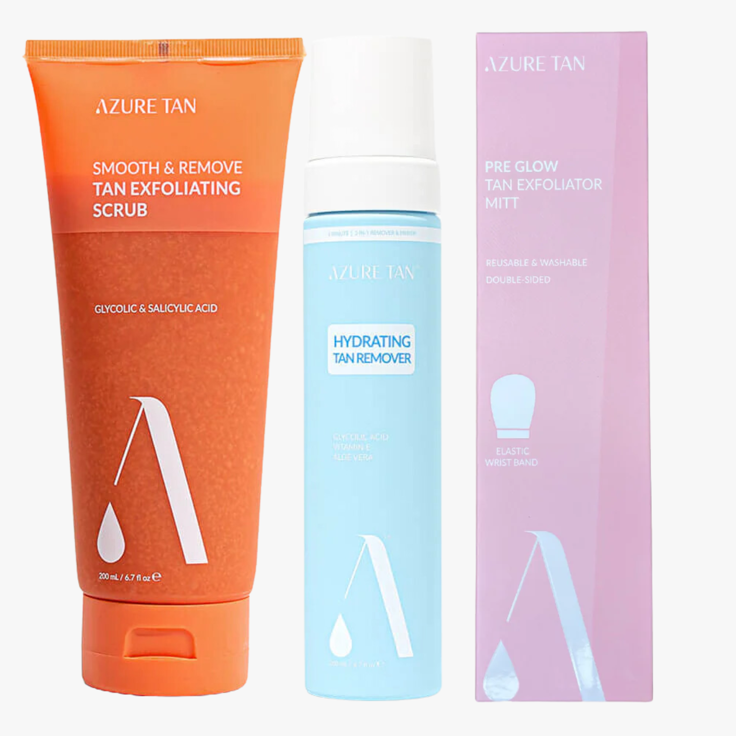 Azure Tan Exfoliate & Tan Remover Bundle