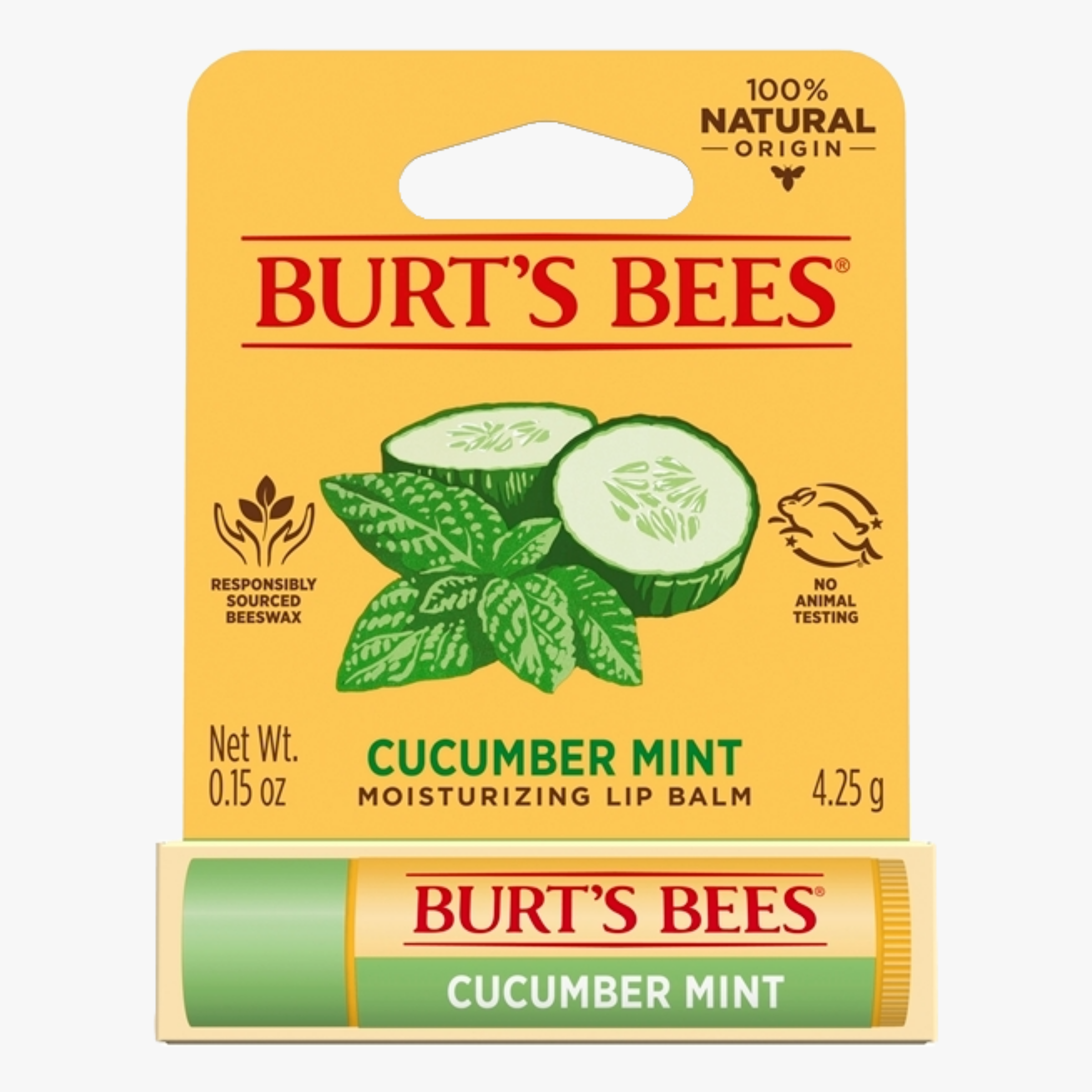 Burt's Bees Cucumber Mint Lip Balm 4.25g