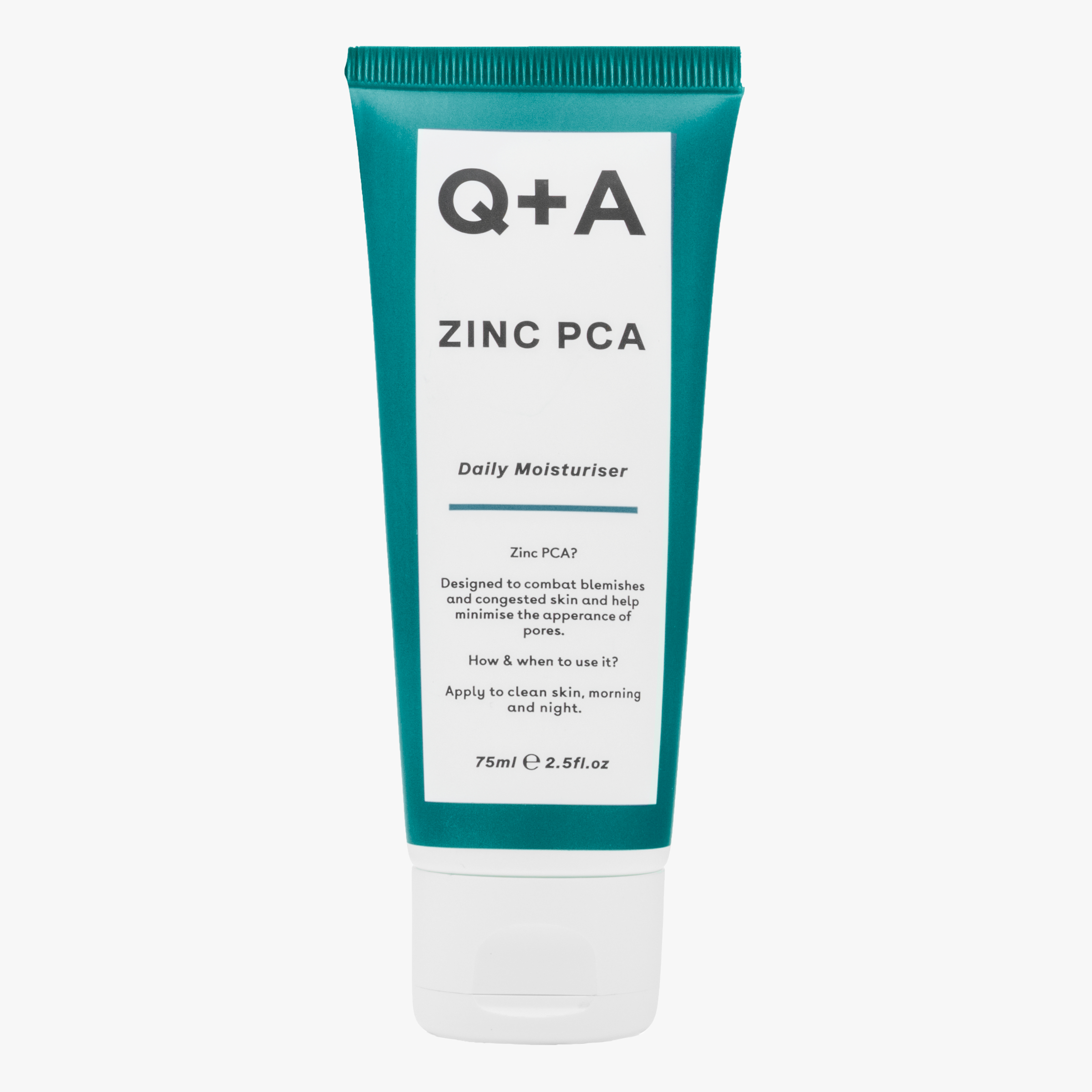 Q+A Zinc PCA Moisturiser 75ml