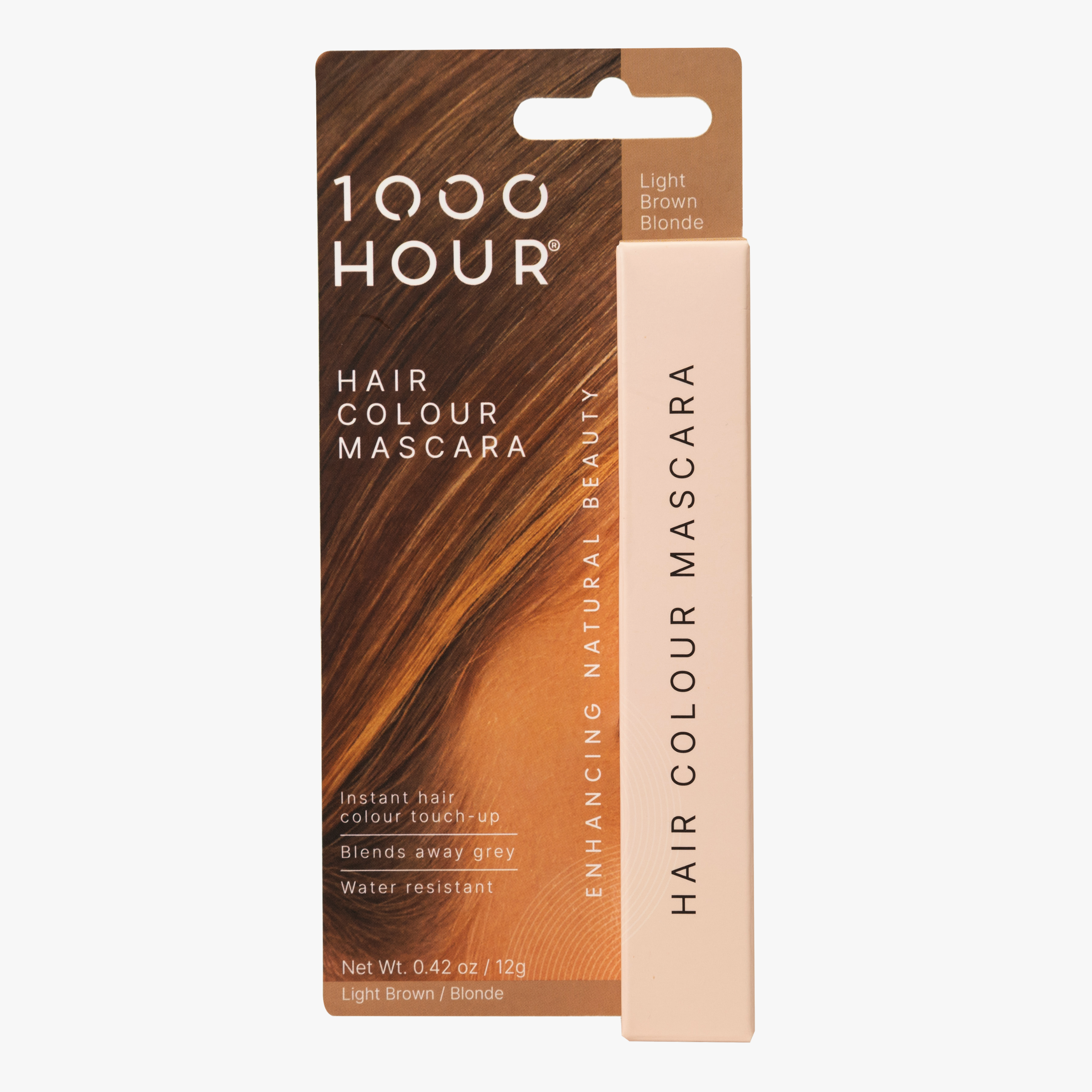 1000 Hour Hair Colour Mascara Light Brown Blonde 12ml