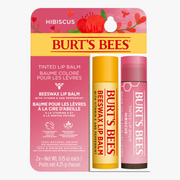 Burt's Bees Hibiscus & Beeswax Lip Balm Duo