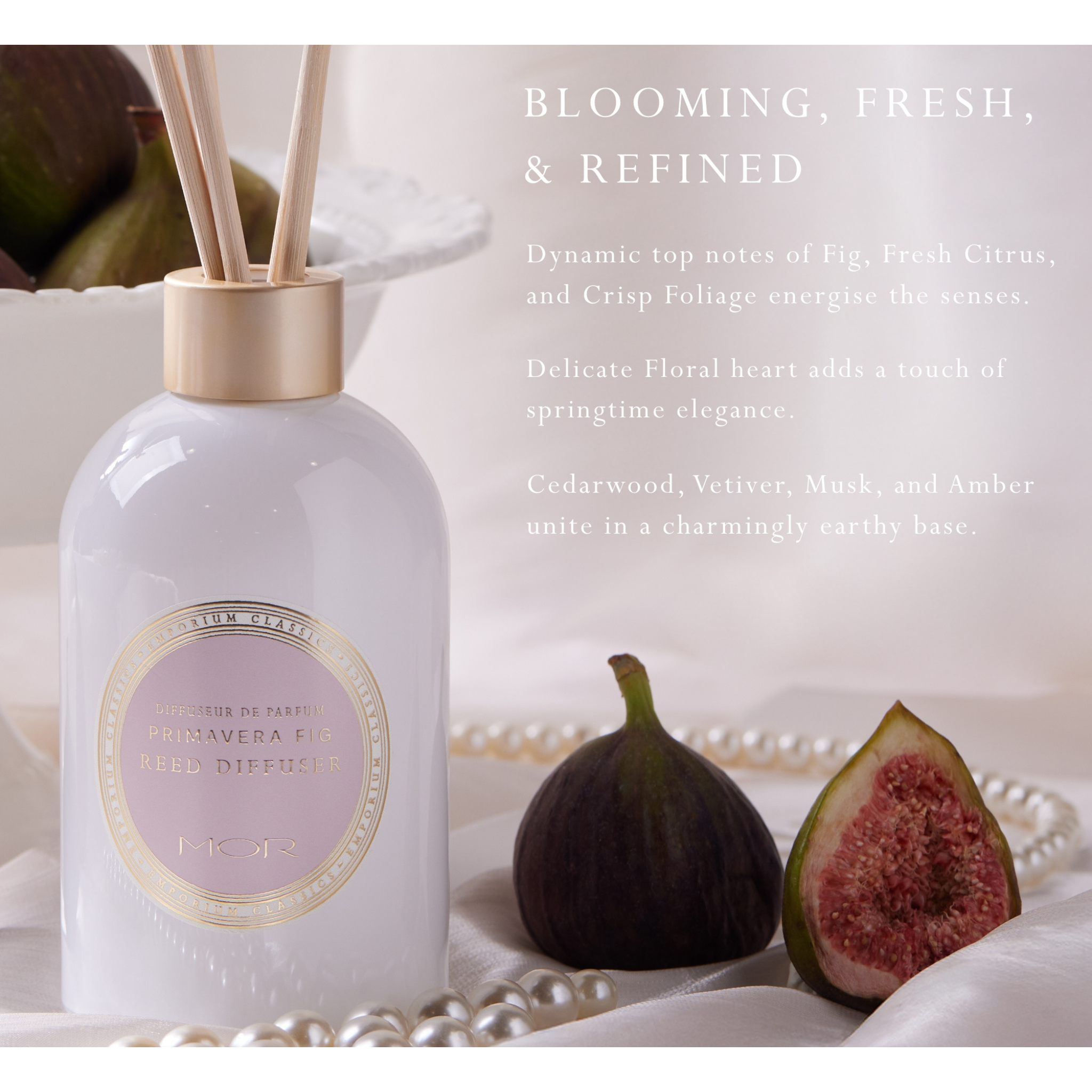 MOR Emporium Classics Blanc Primavera Fig Reed Diffuser