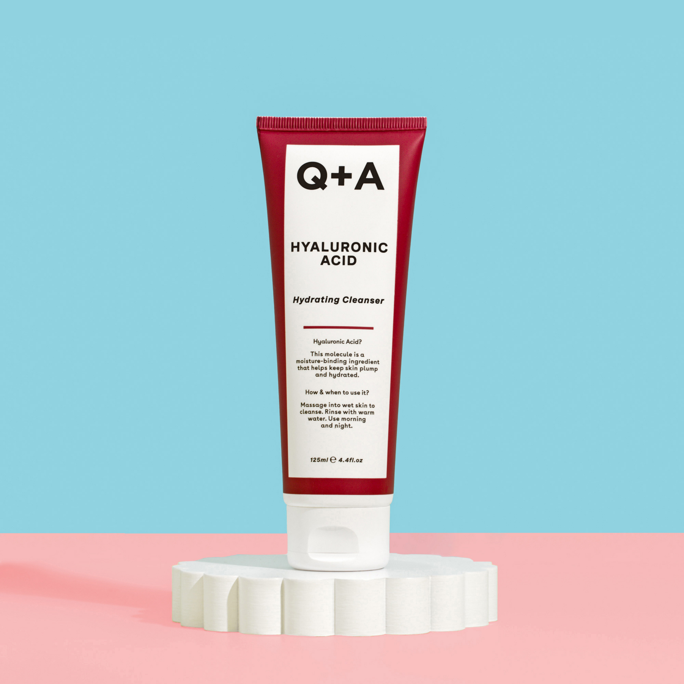 Q+A Hyaluronic Acid Gel Cleanser 125ml