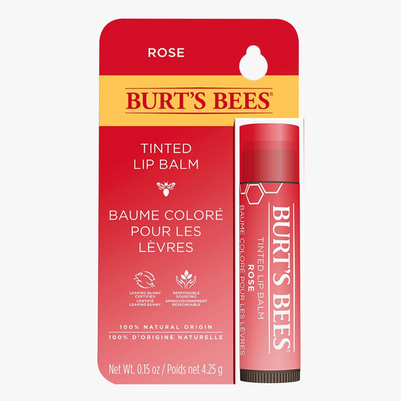 Burt's Bees Tinted Lip Balm Rose