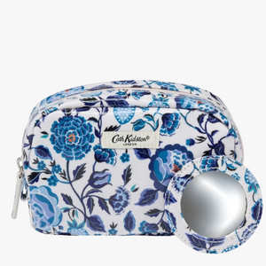 Cath Kidston Navy Carnation Make Up with Mirror