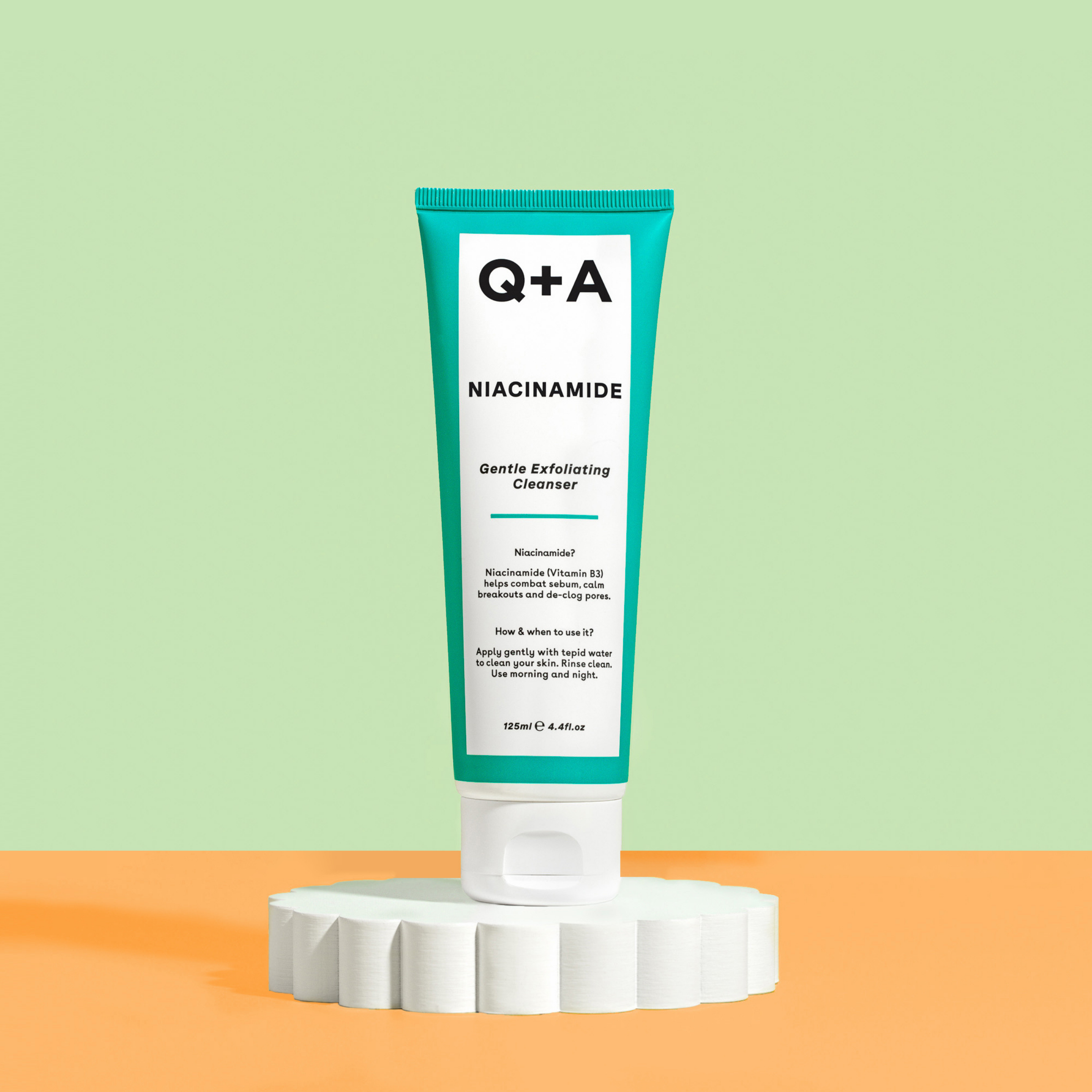 Q+A Niacinamide Exfoliating Cleanser 125ml