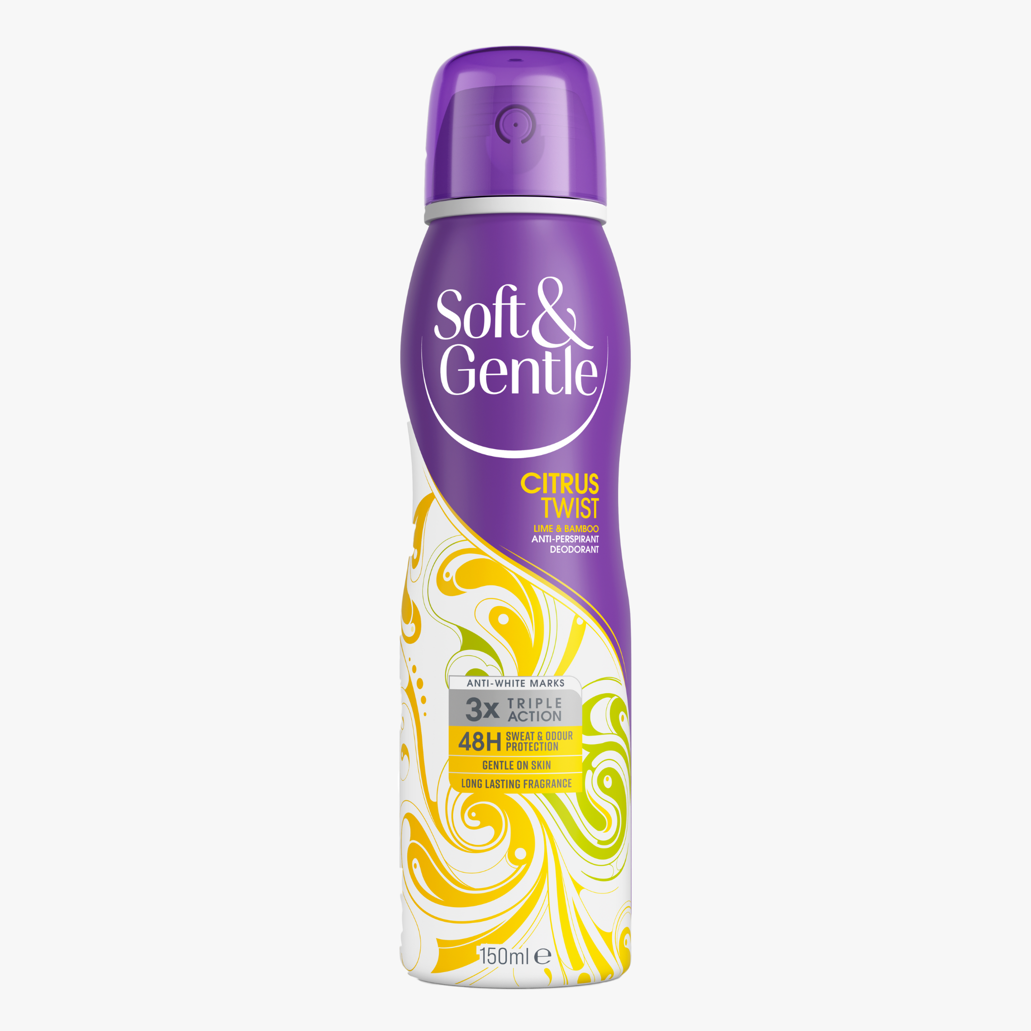 Soft & Gentle Anti-Perspirant Spray Citrus Twist 150ml