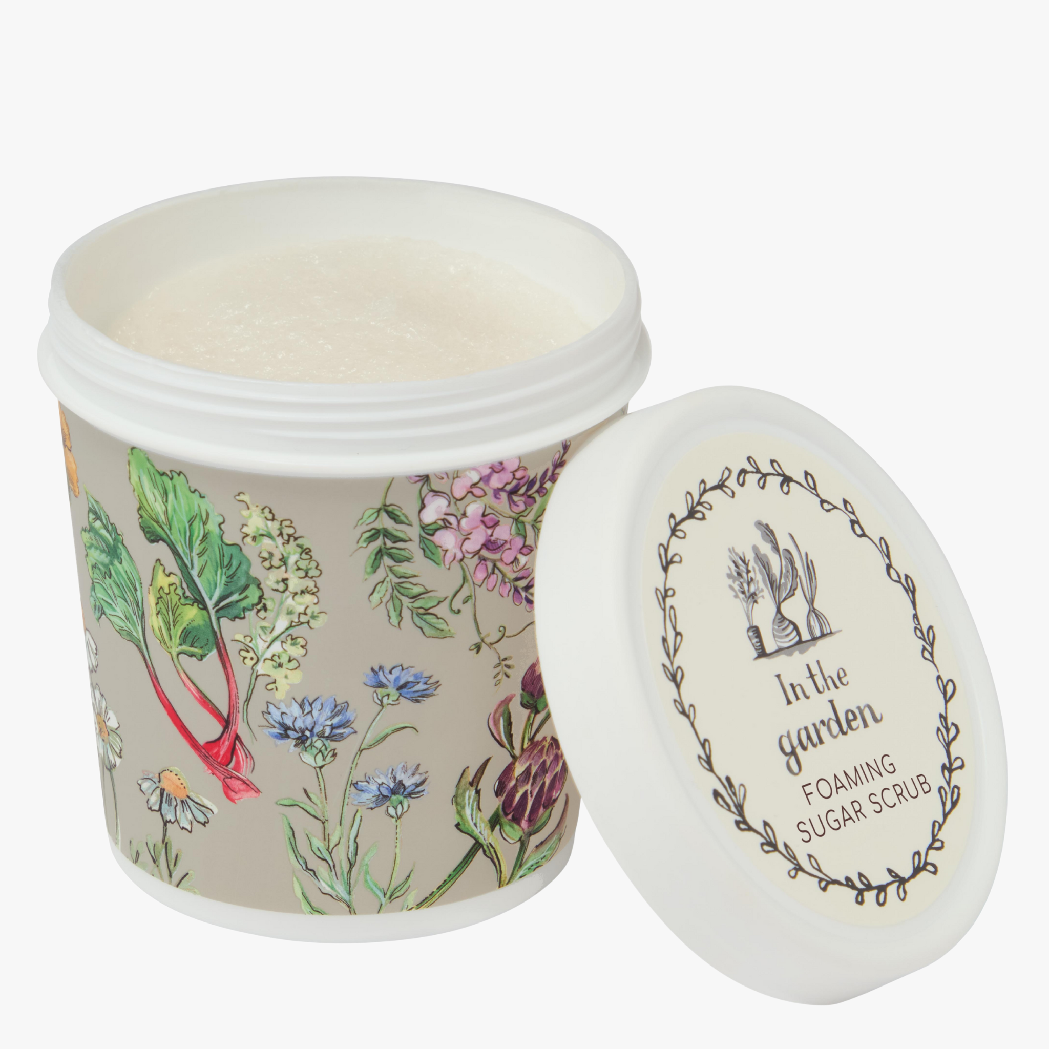 Heathcote & Ivory In The Garden Foaming Sugar Scrub 350g
