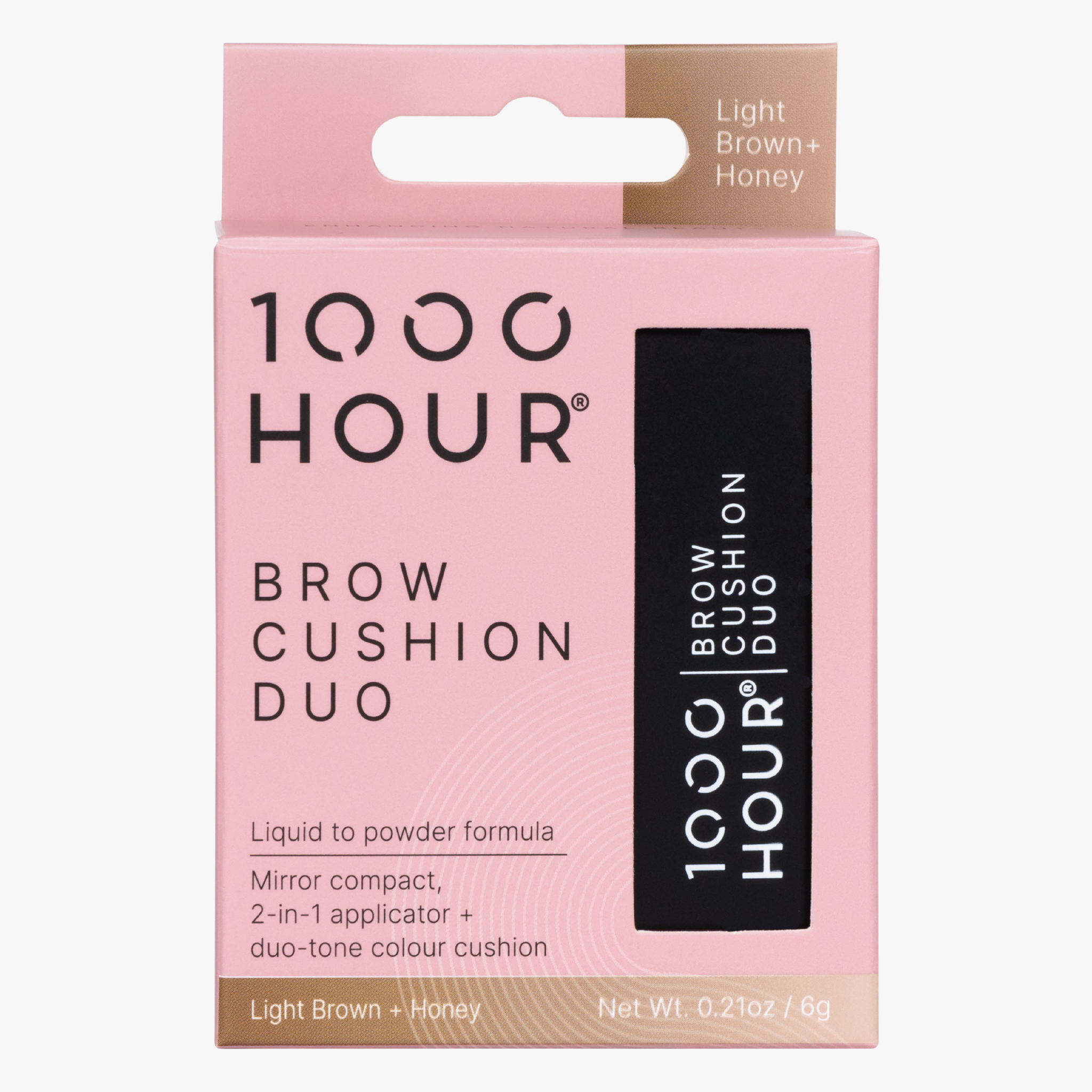 1000 Hour Brow Cushion Duo Light Brown/Honey 6g