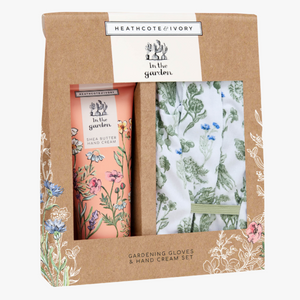 Heathcote & Ivory In The Garden Gloves & Hand Cream Set 100ml