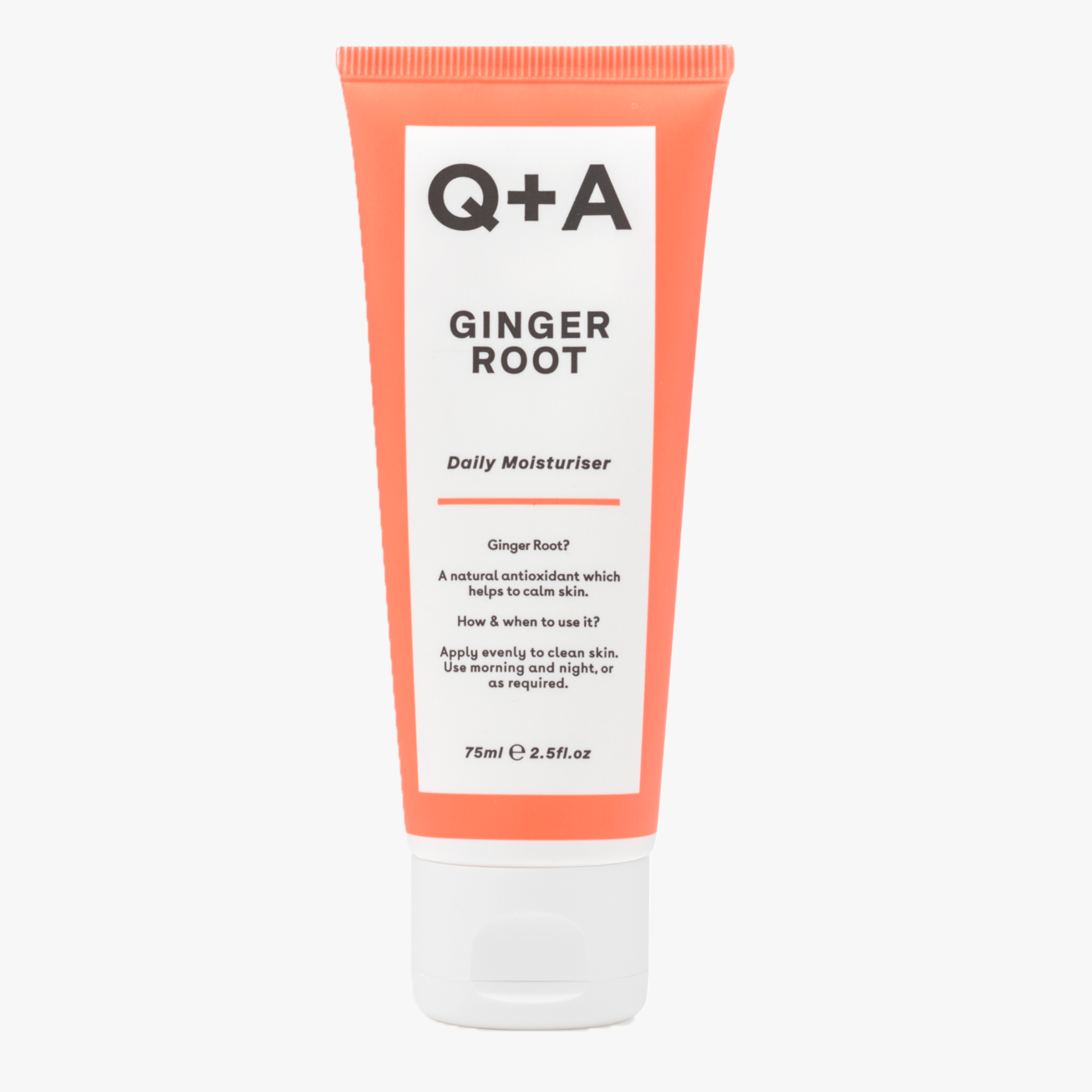 Q+A Ginger Root Daily Moisturiser 75ml