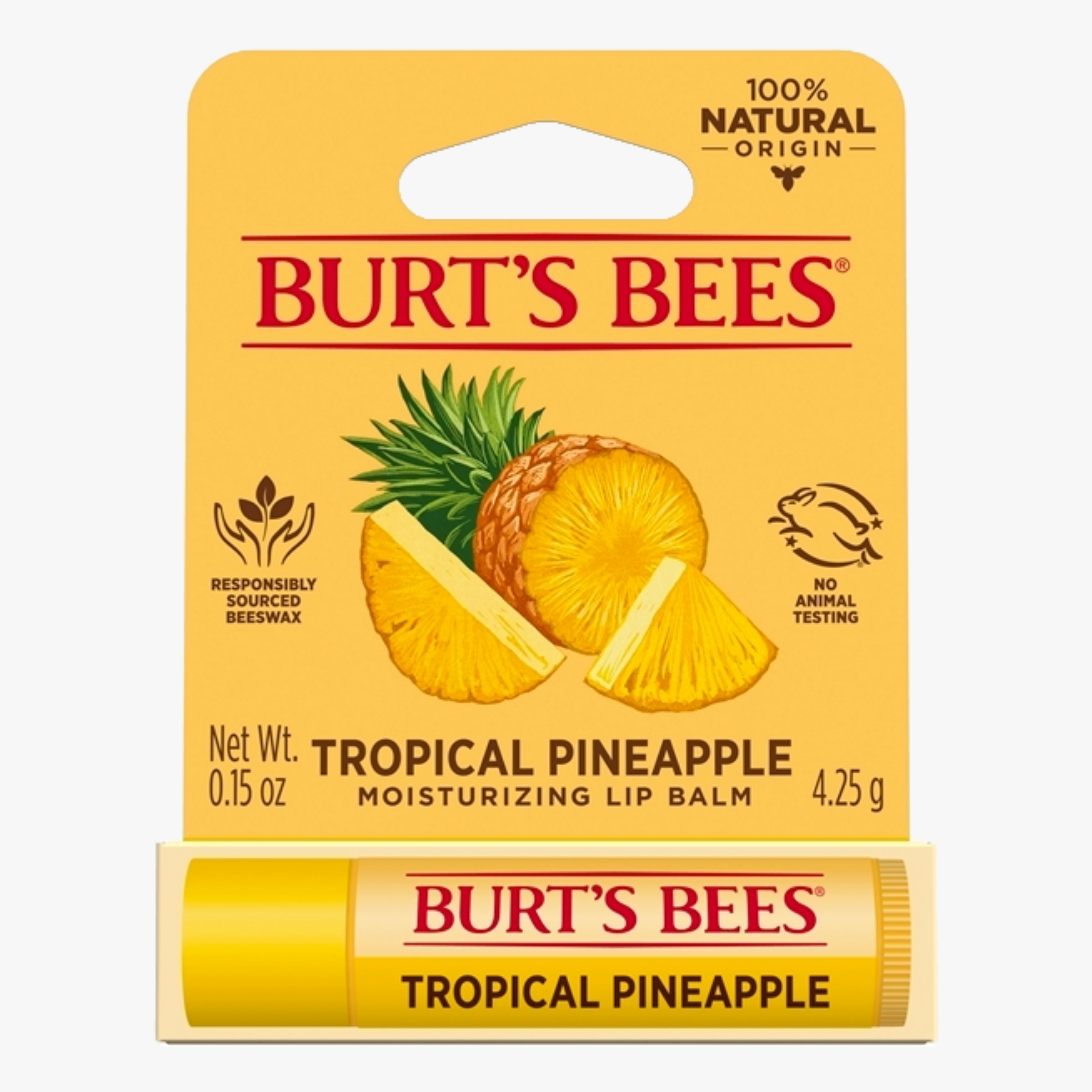 Burt's Bees Tropical Pineapple Lip Balm 4.25g