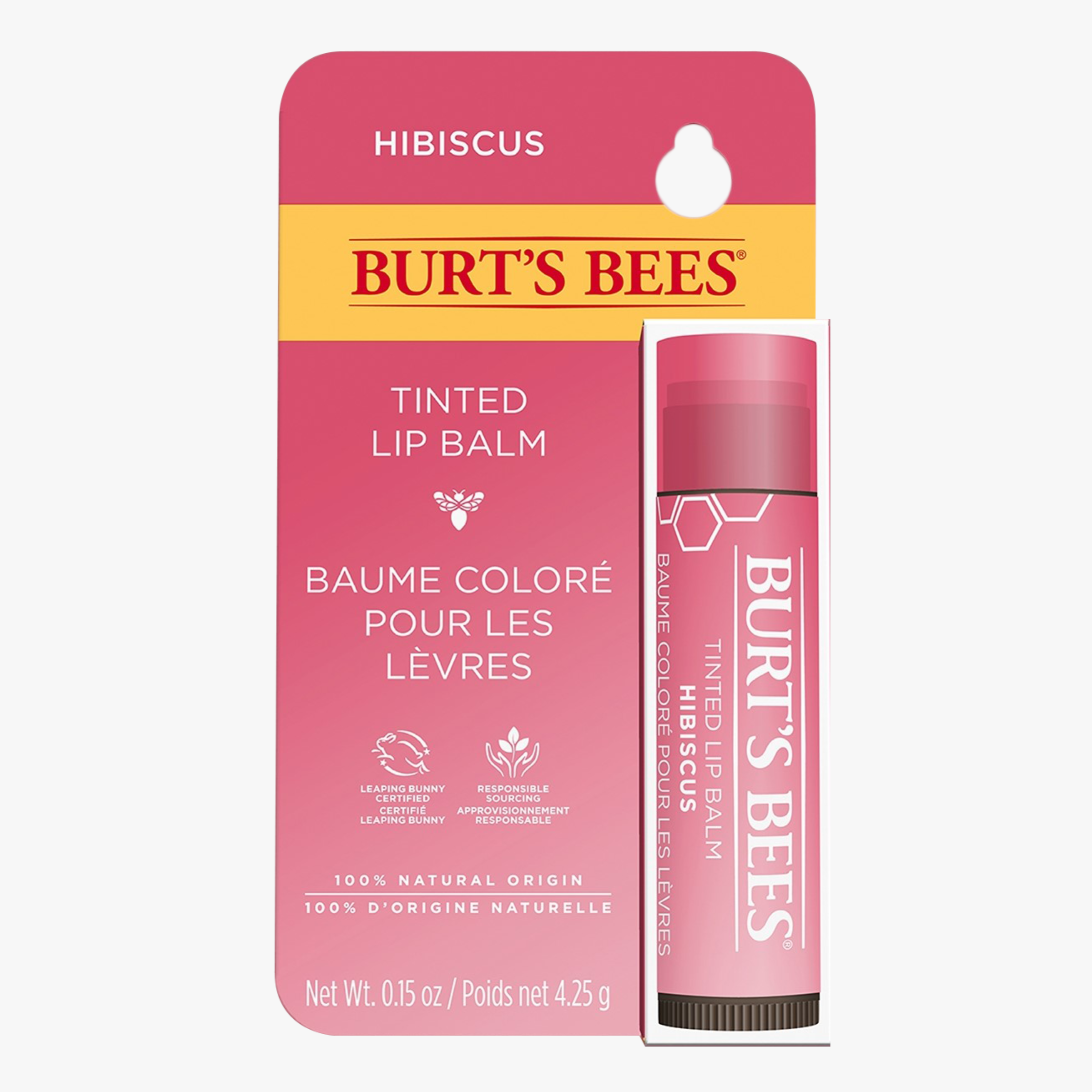 Burt's Bees Tinted Lip Balm Hibiscus