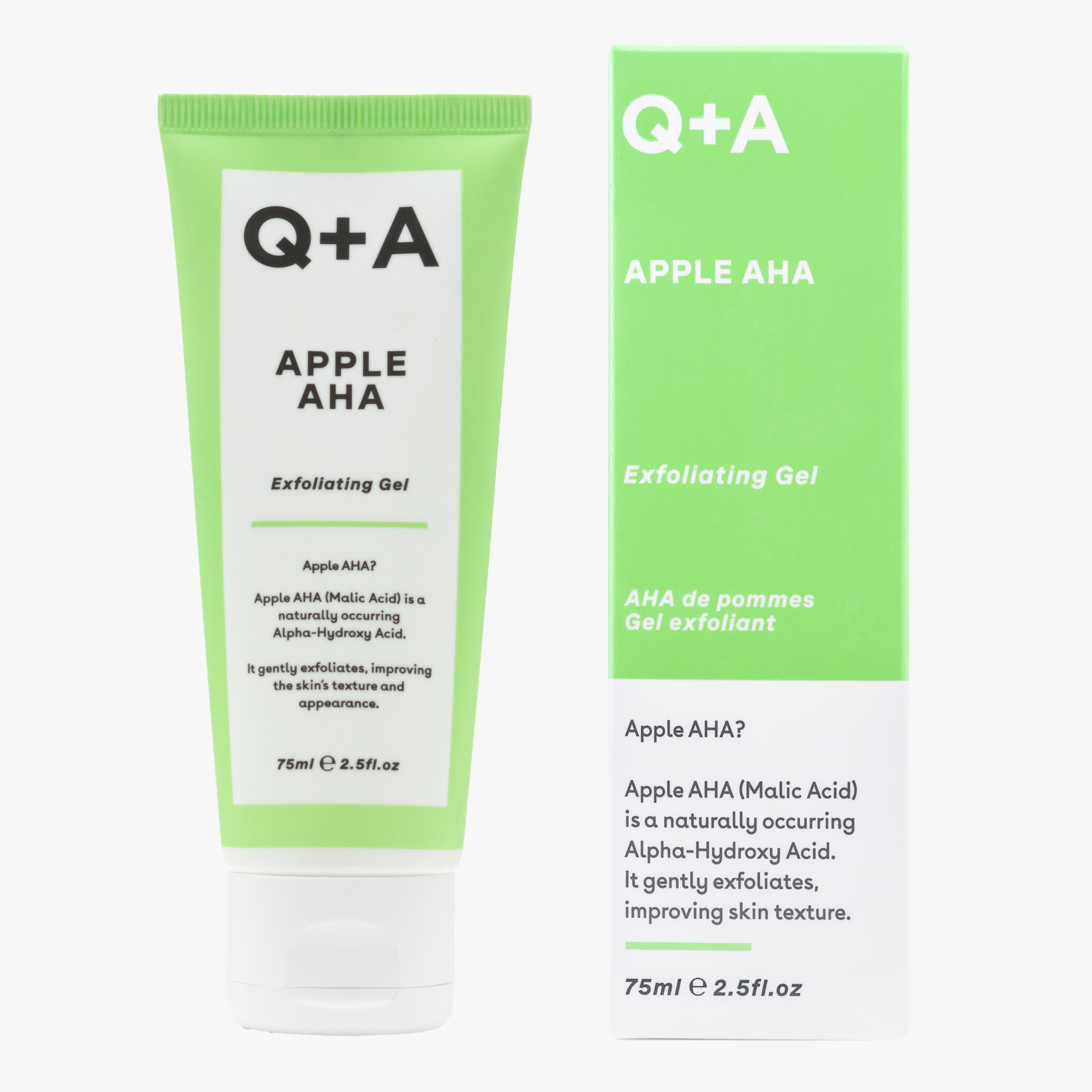 Q+A Apple AHA Exfoliating Gel 75ml