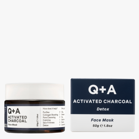 Q+A Activated Charcoal Face Mask 50g