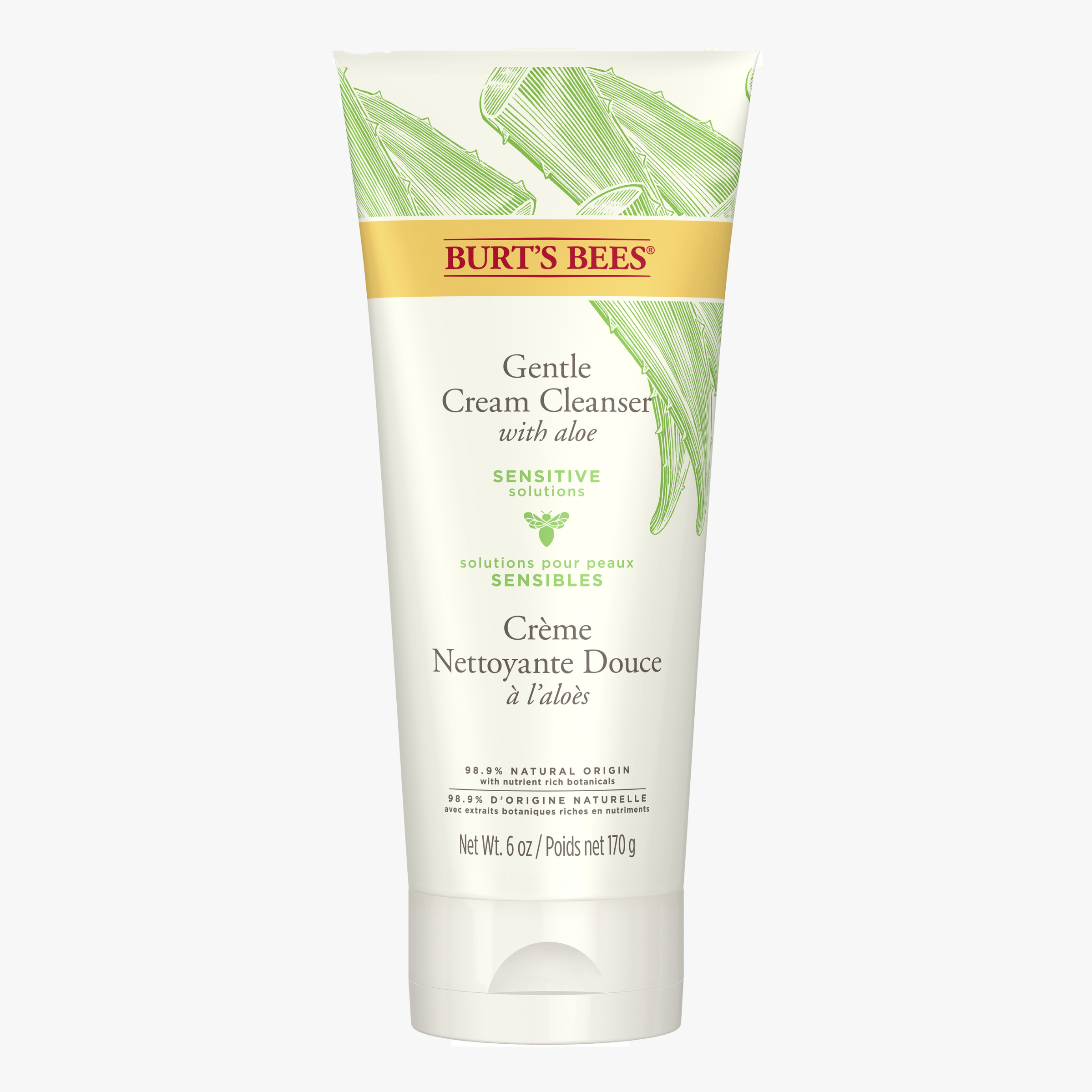 Burt's Bees Sensitive Gentle Cream Cleanser 170g