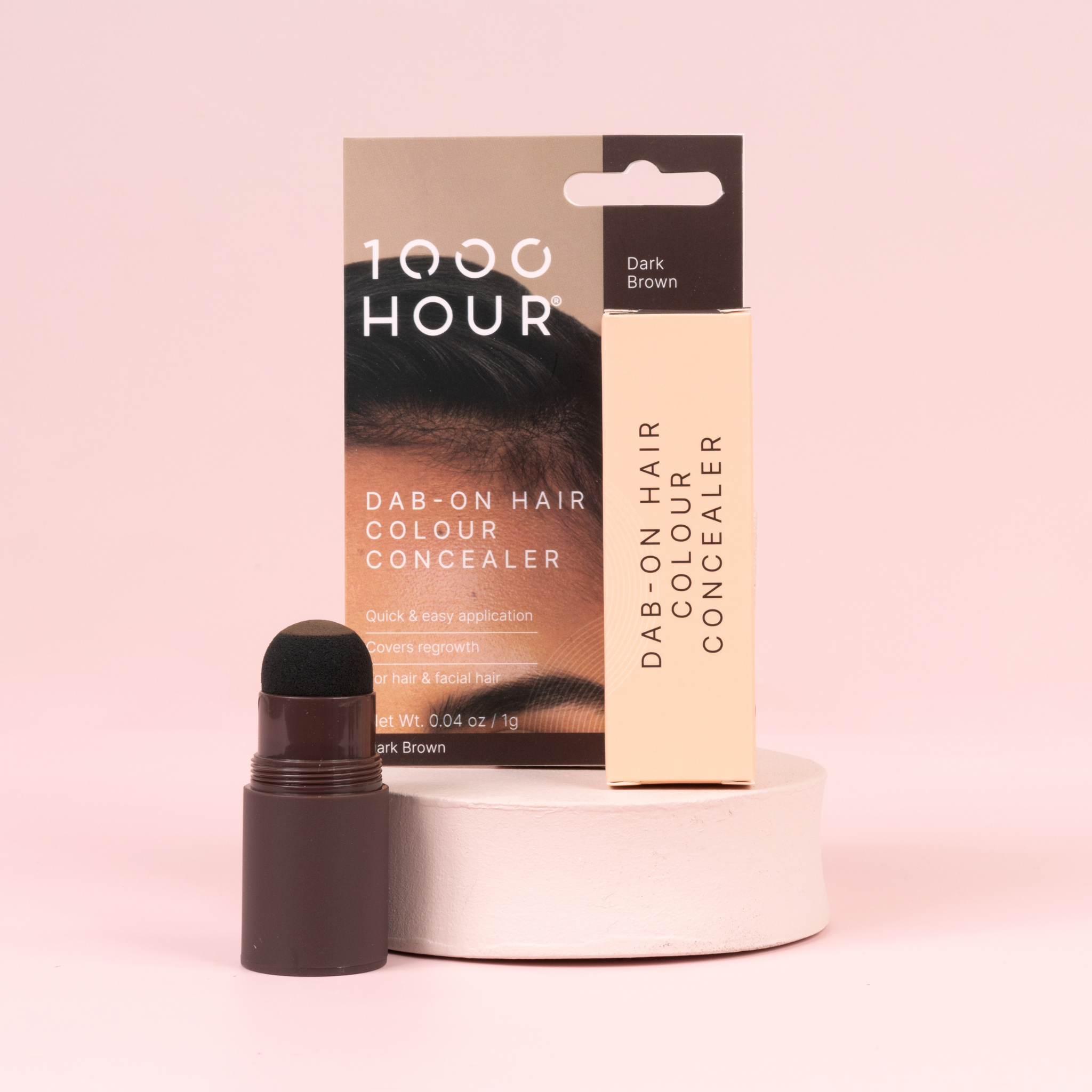 1000 Hour Dab-On Hair Concealer Dark Brown 1g
