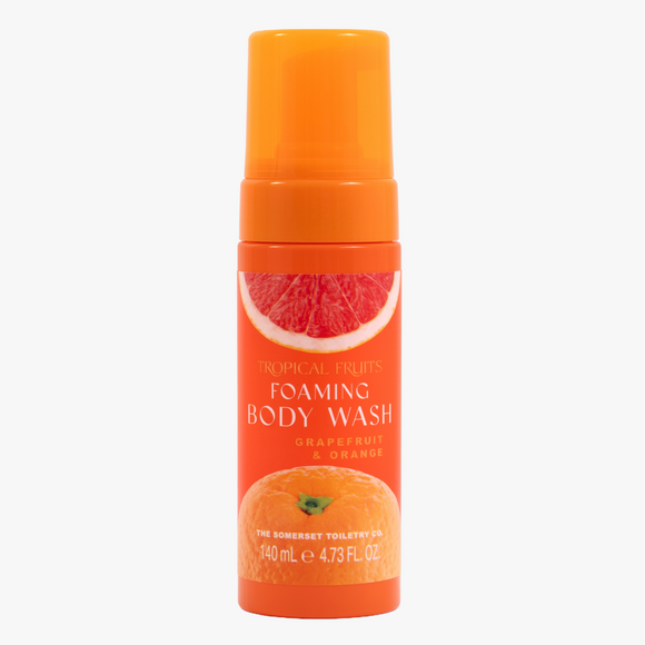 Tropical Fruits Orange & Grapefruit Foaming Body Wash 140ml