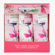 Heathcote & Ivory Sweet Pea & Honeysuckle Hand Cream Collection