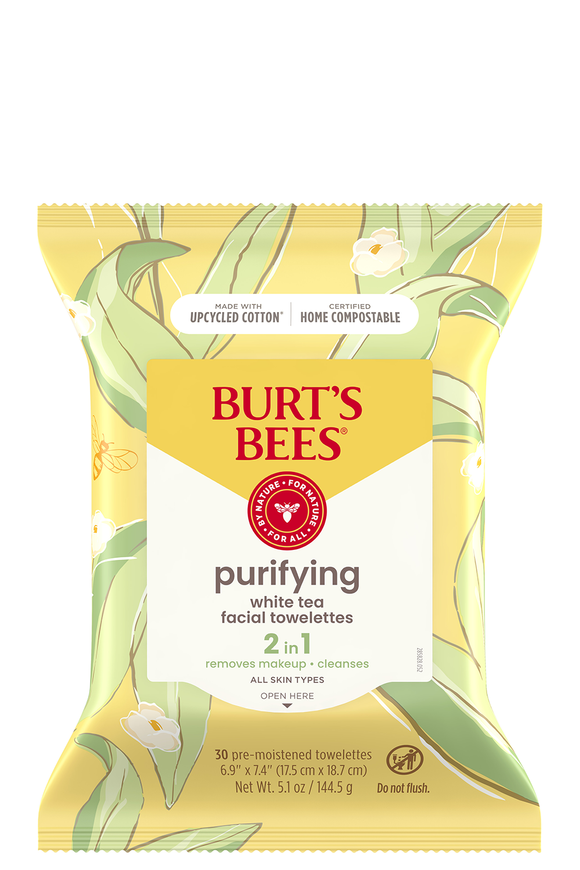 Burt's Bees White Tea Facial Cleansing Towelettes (30)