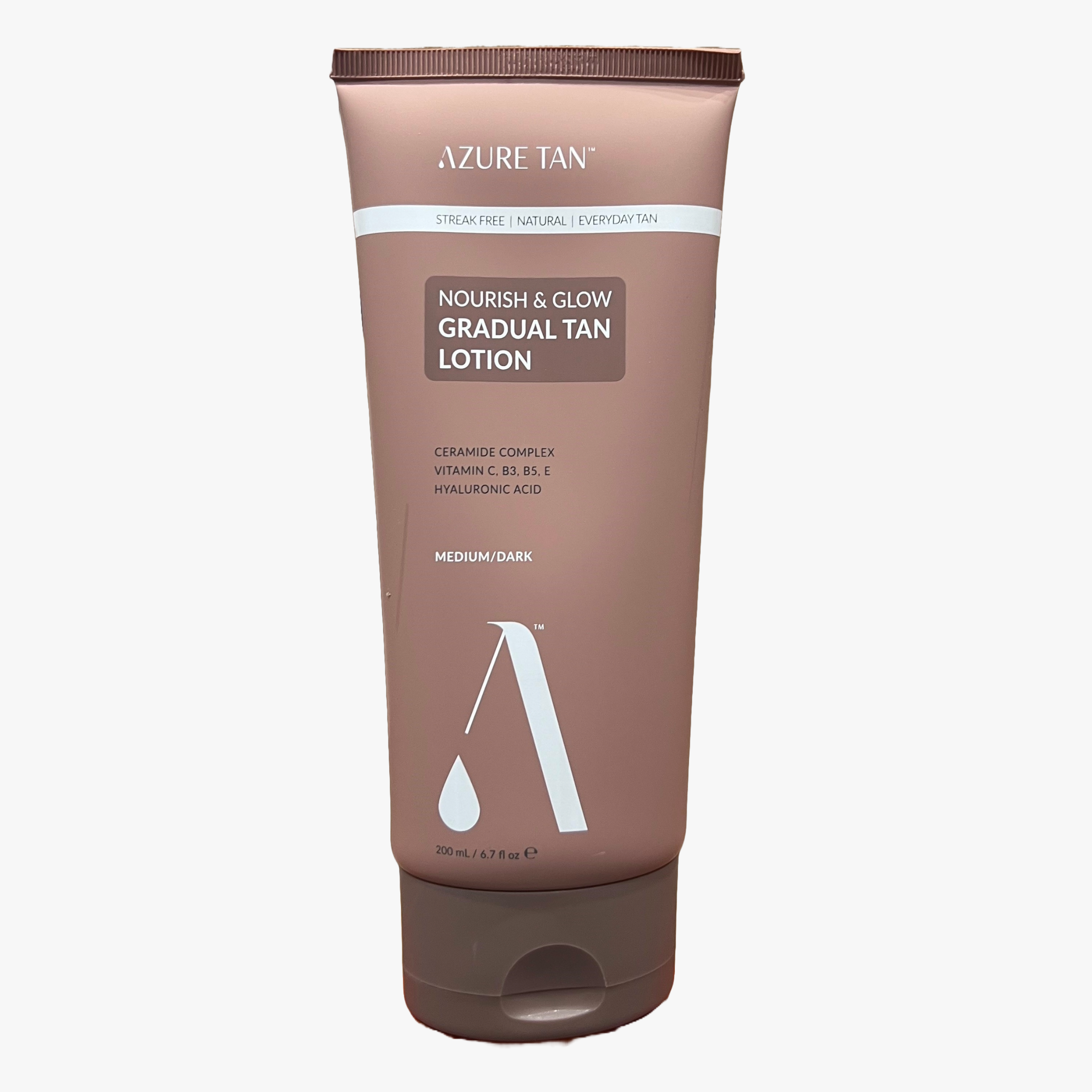 Azure Tan Nourish & Glow Gradual Tan Lotion Medium Dark 200ml