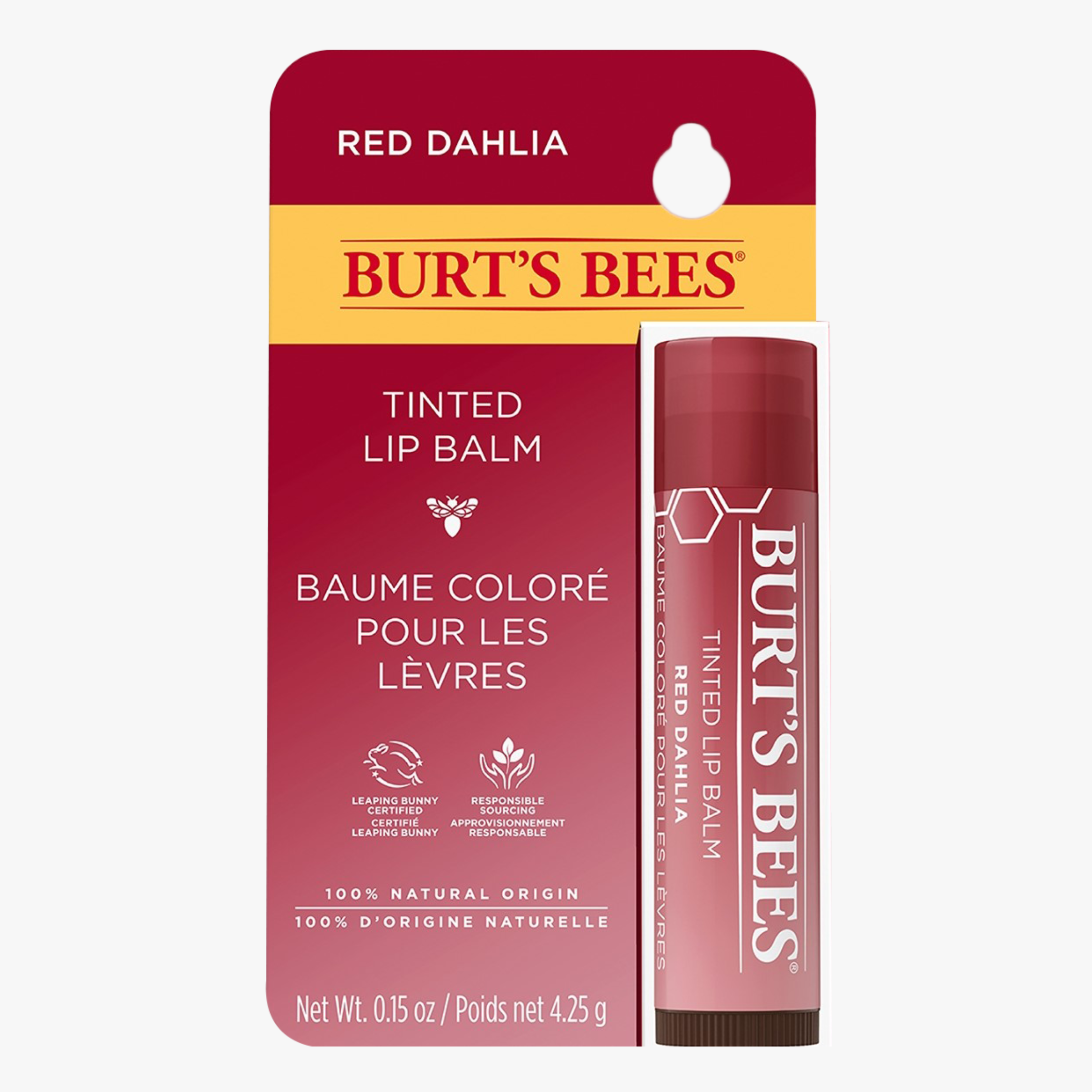 Burt's Bees Tinted Lip Balm Red Dahlia